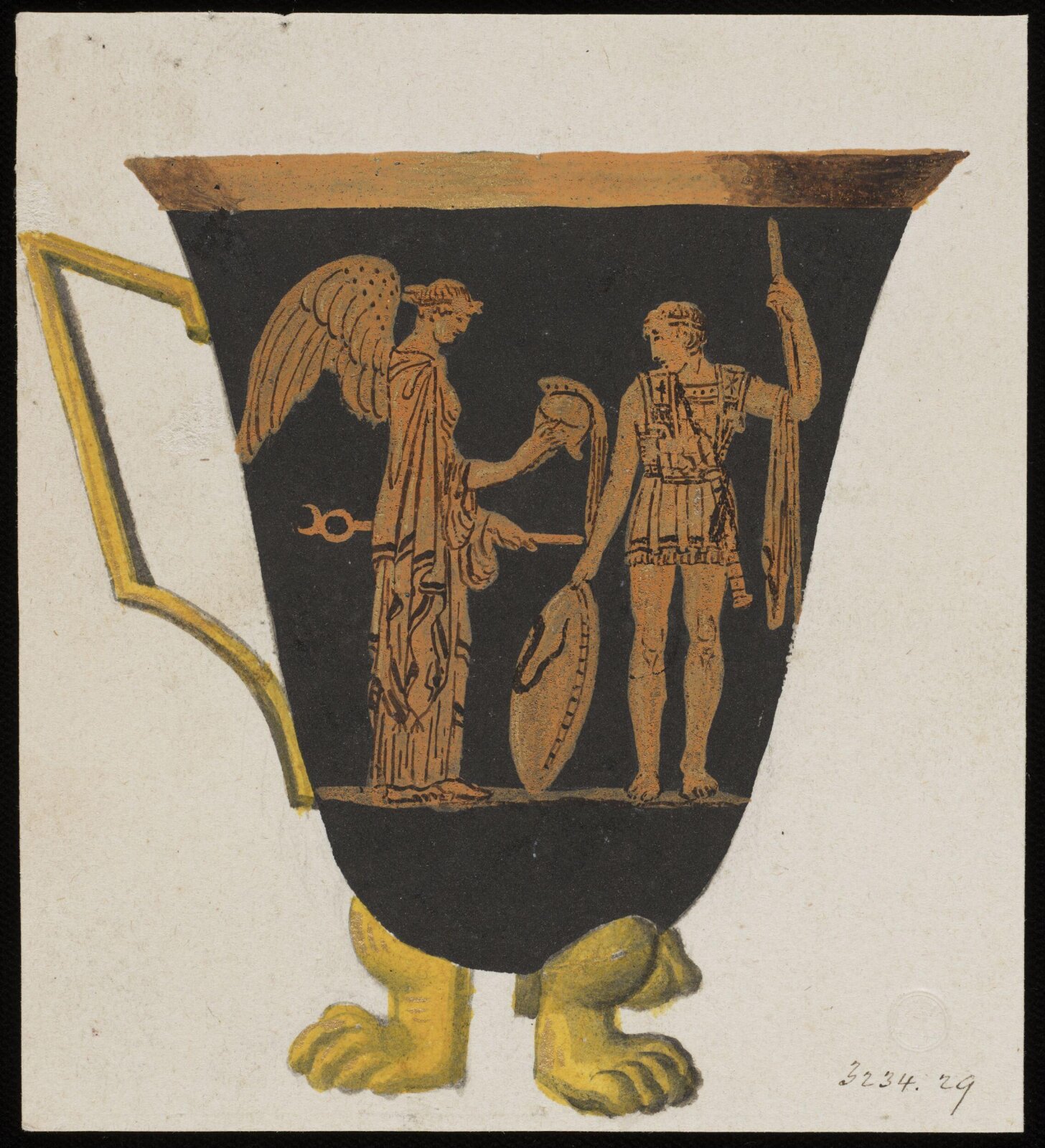 Drawing, Pierre-Louis Dagoty, ca.1810
