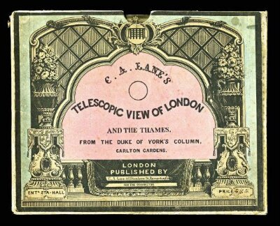 C. A. Lane's Telescopic View of London and the Thames, from the Duke of York's Column. Carlton Gardens
