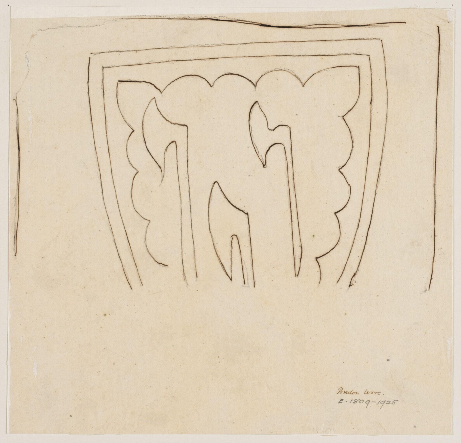 Drawing, Augustus Franks, ca. 1850-1897