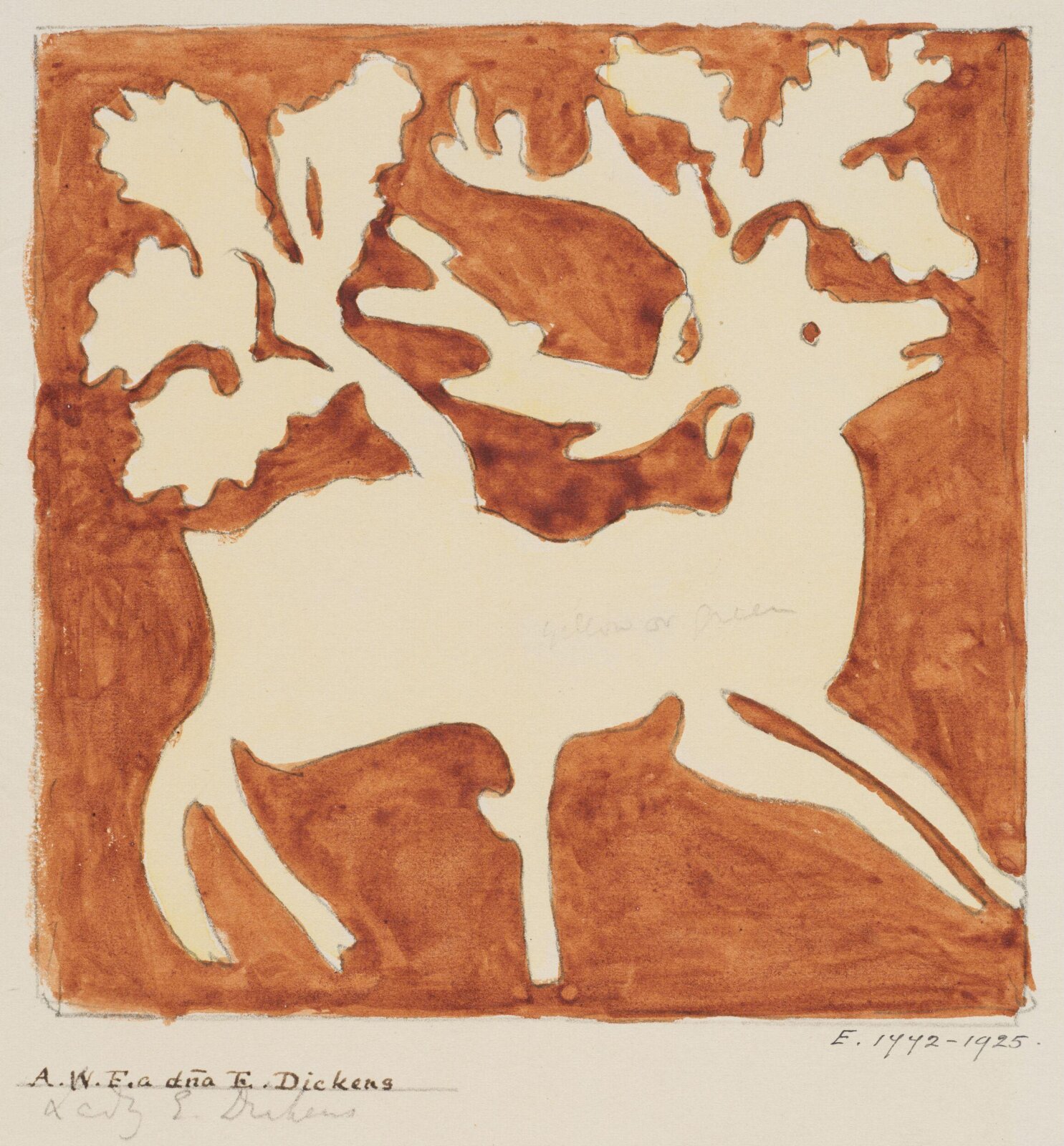 Drawing, Augustus Franks, ca. 1850-1897
