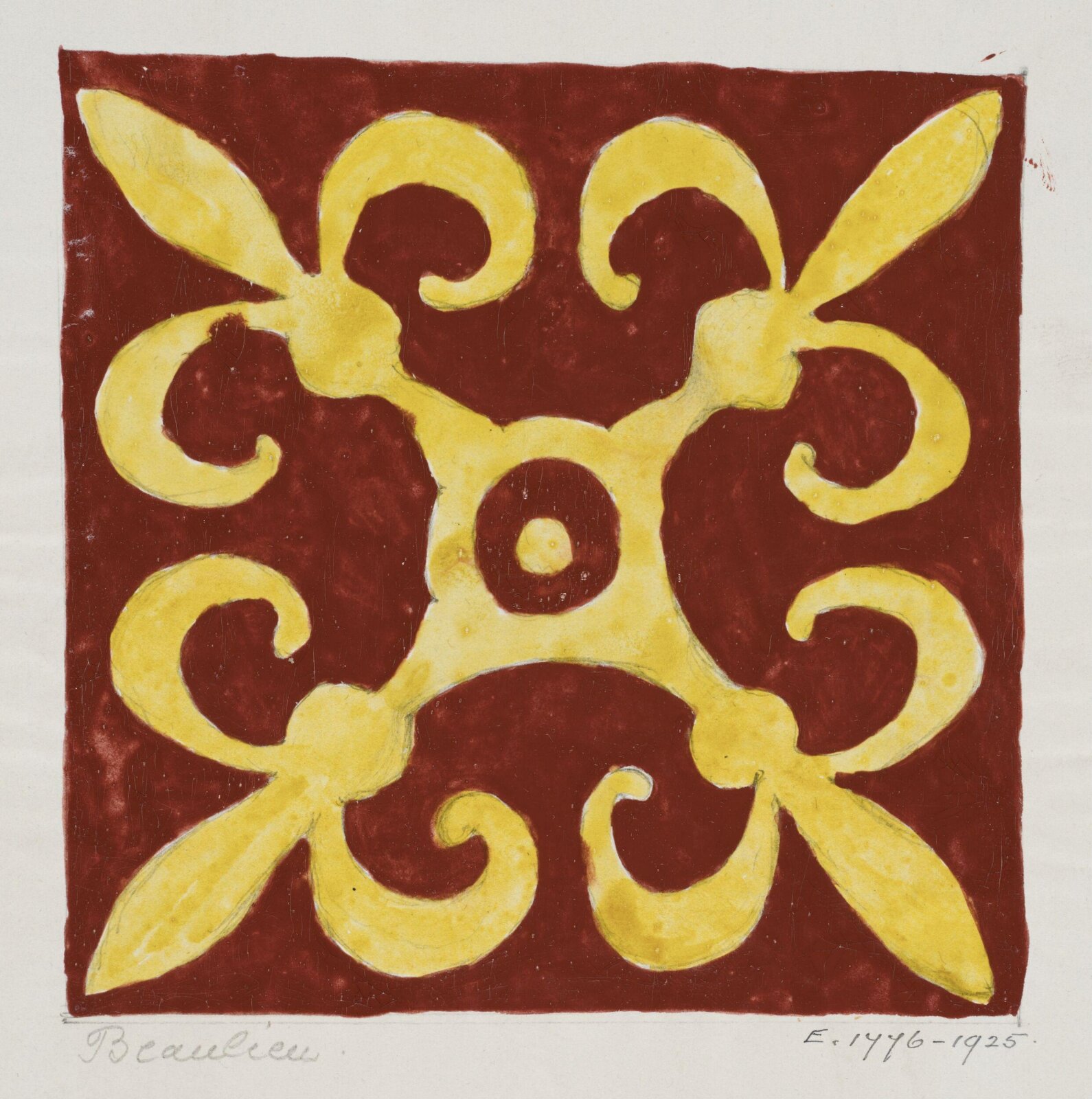 Drawing, Augustus Franks, ca. 1850-1897