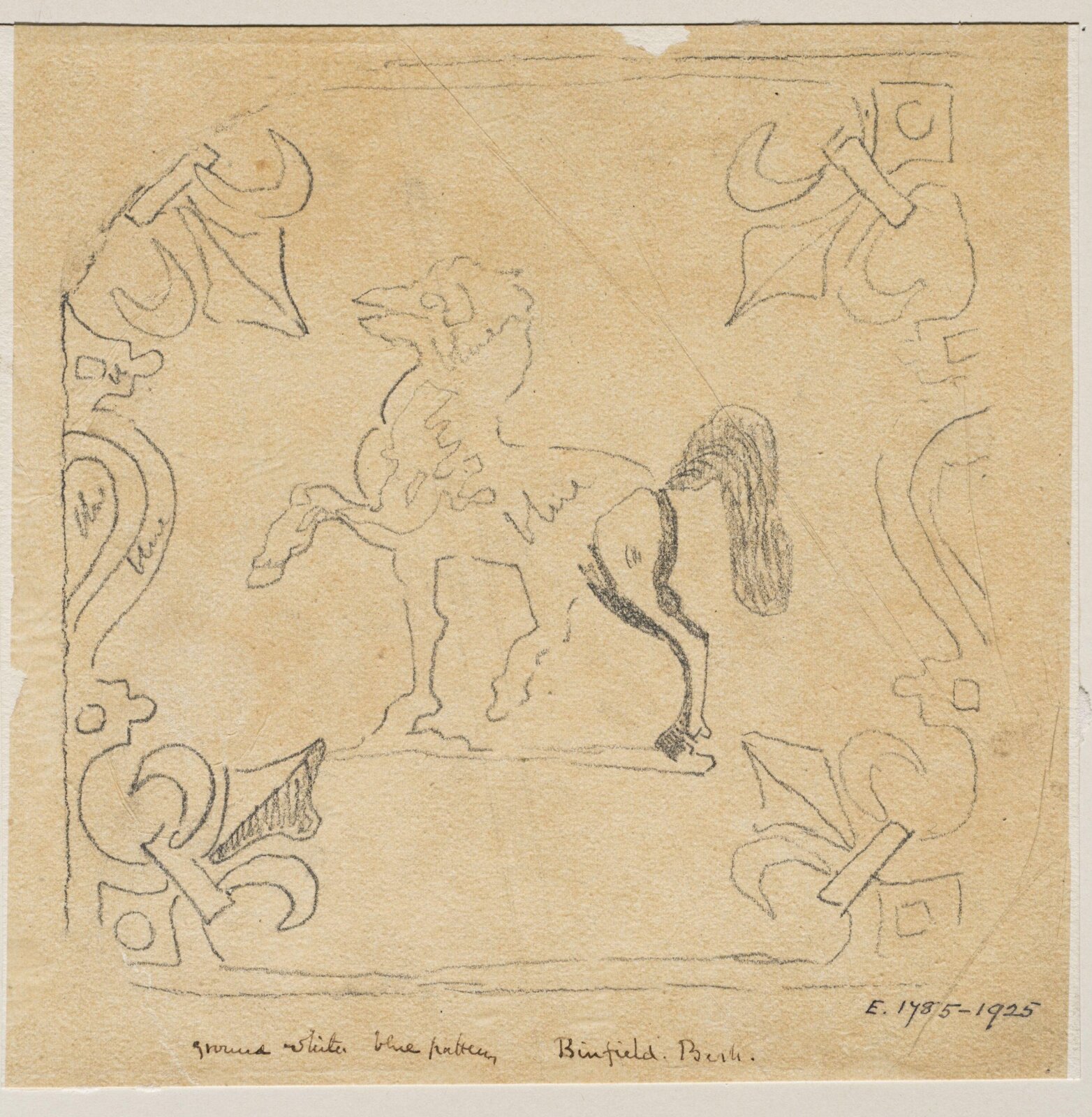 Drawing, Augustus Franks, ca. 1850-1897