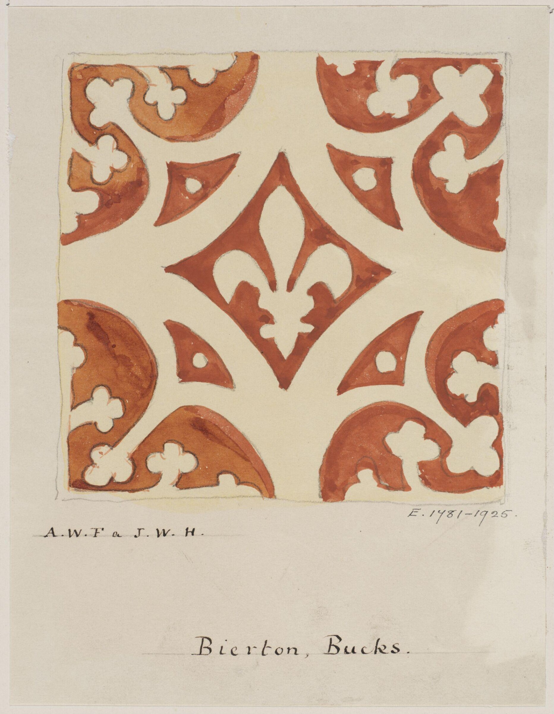 Drawing, Augustus Franks, ca. 1850-1897