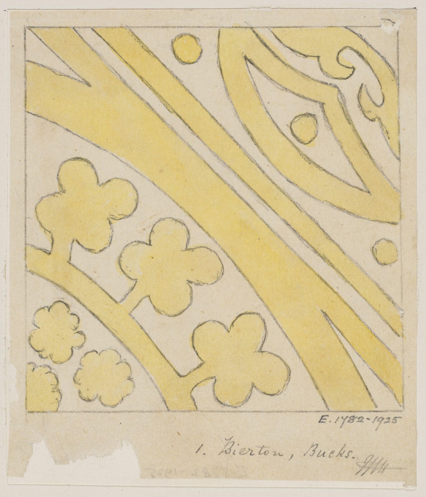 Drawing, Augustus Franks, ca. 1850-1897