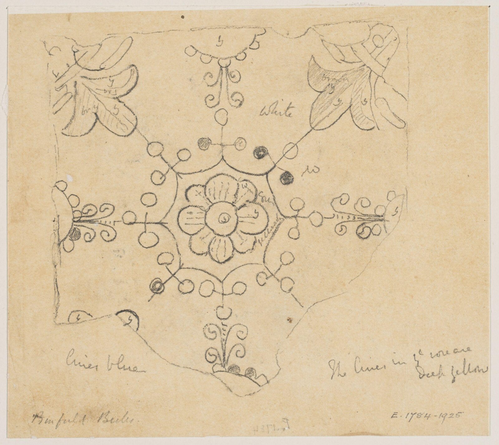 Drawing, Augustus Franks, ca. 1850-1897