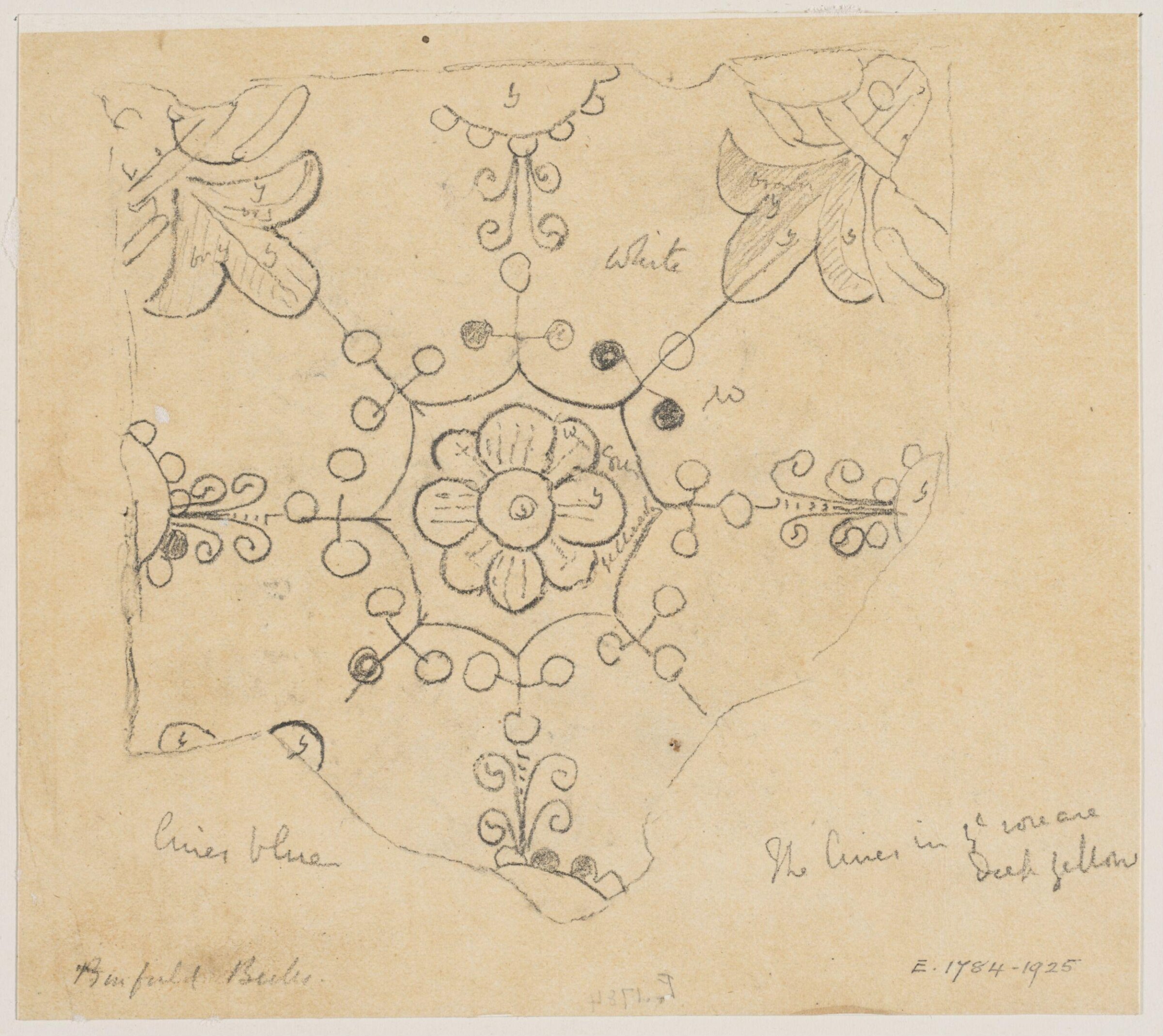 Drawing, Augustus Franks, ca. 1850-1897