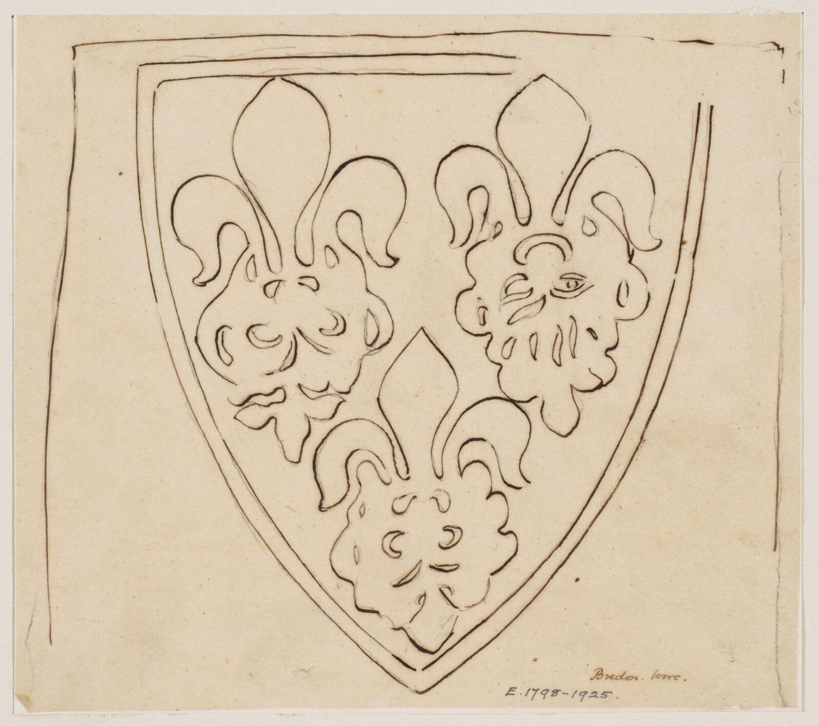 Drawing, Augustus Franks, ca. 1850-1897