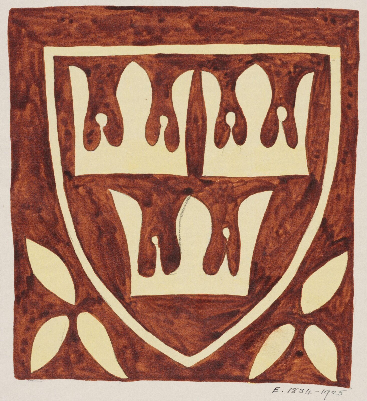 Drawing, Augustus Franks, ca. 1850-1897