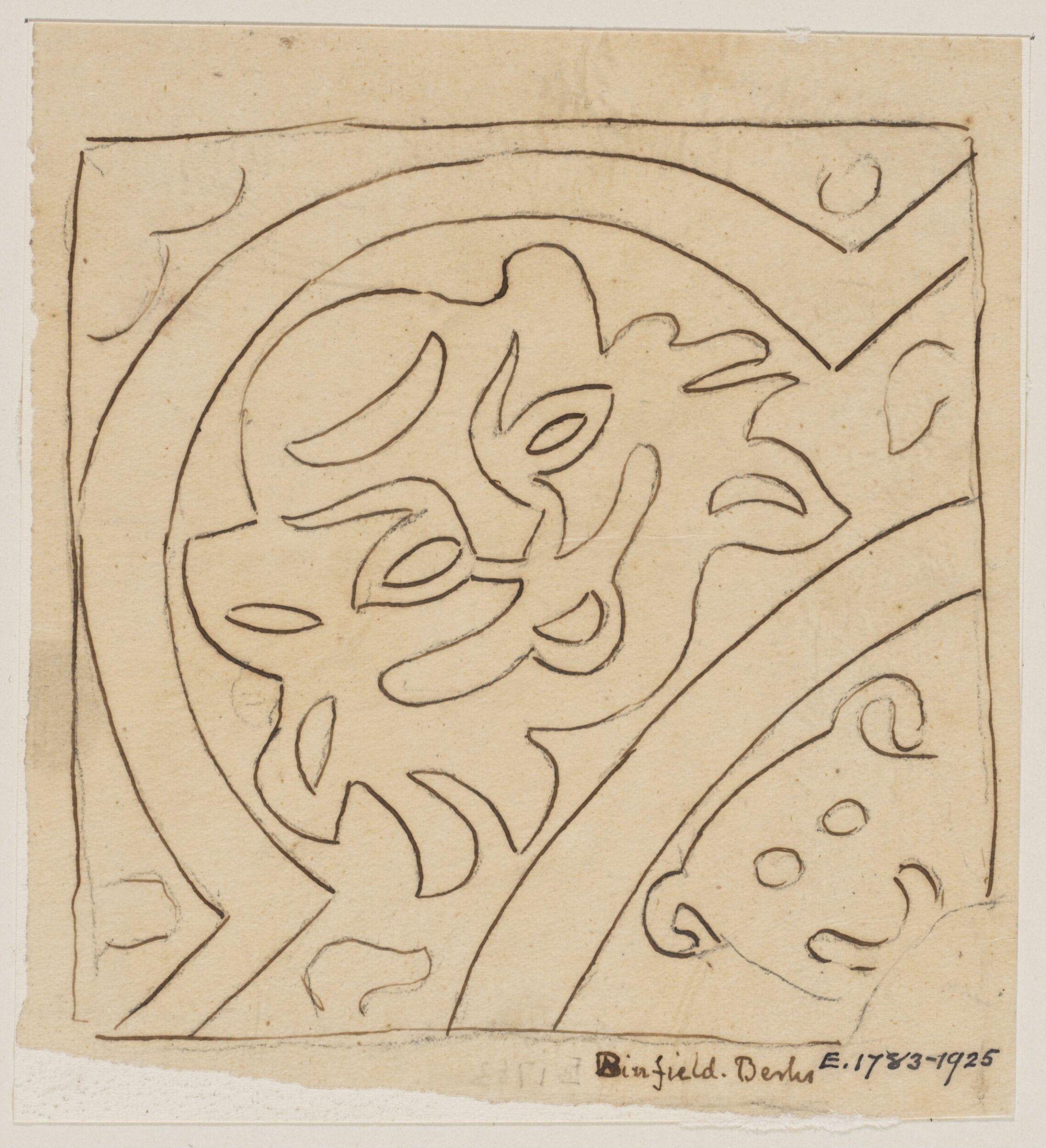 Drawing, Augustus Franks, ca. 1850-1897