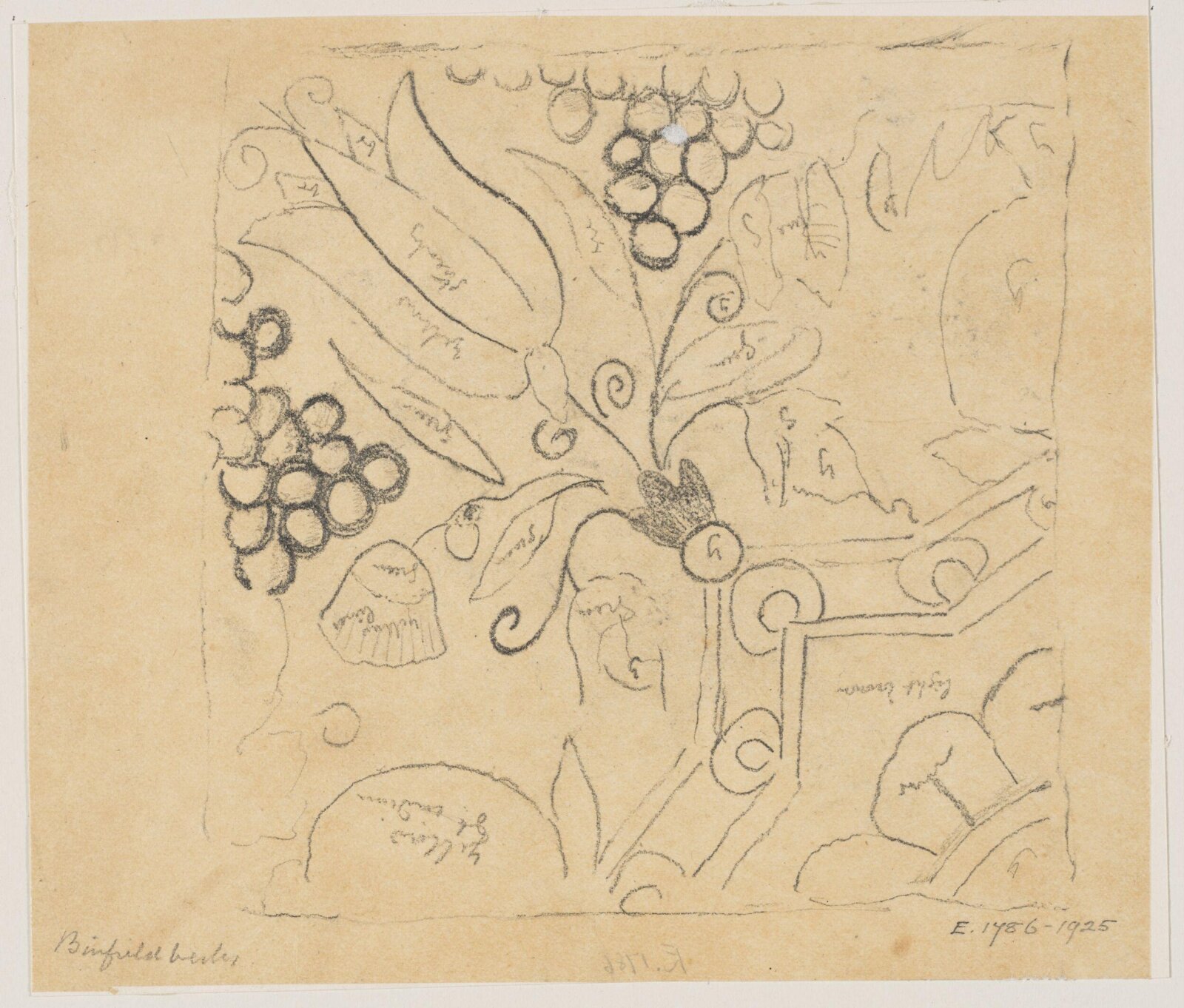 Drawing, Augustus Franks, ca. 1850-1897