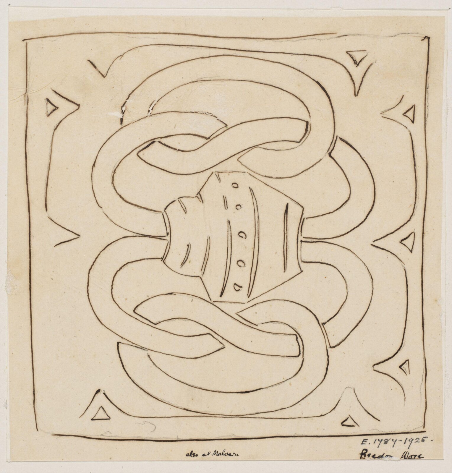 Drawing, Augustus Franks, ca. 1850-1897