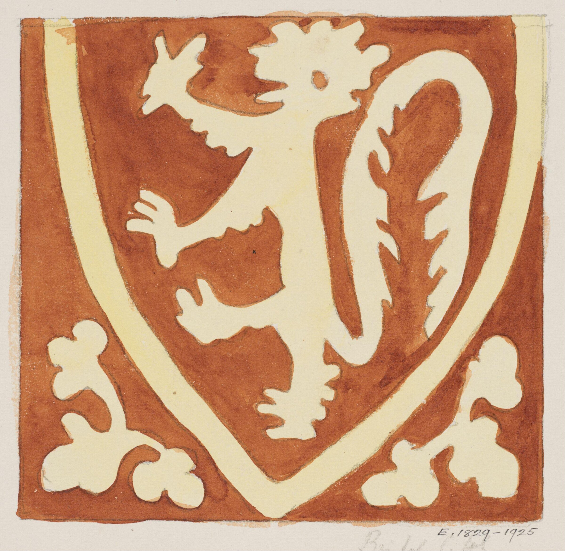 Drawing, Augustus Franks, ca. 1850-1897