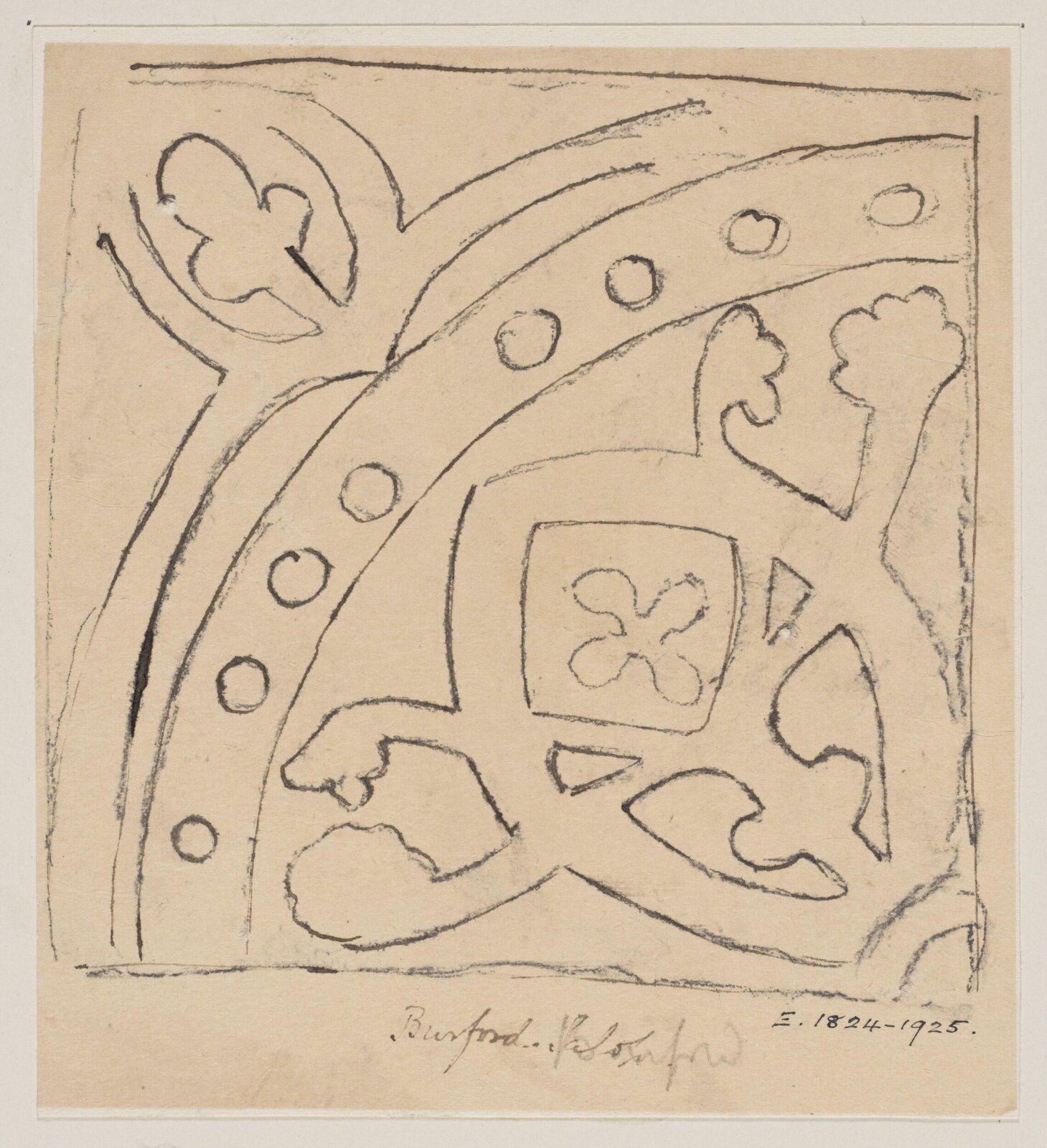 Drawing, Augustus Franks, ca. 1850-1897