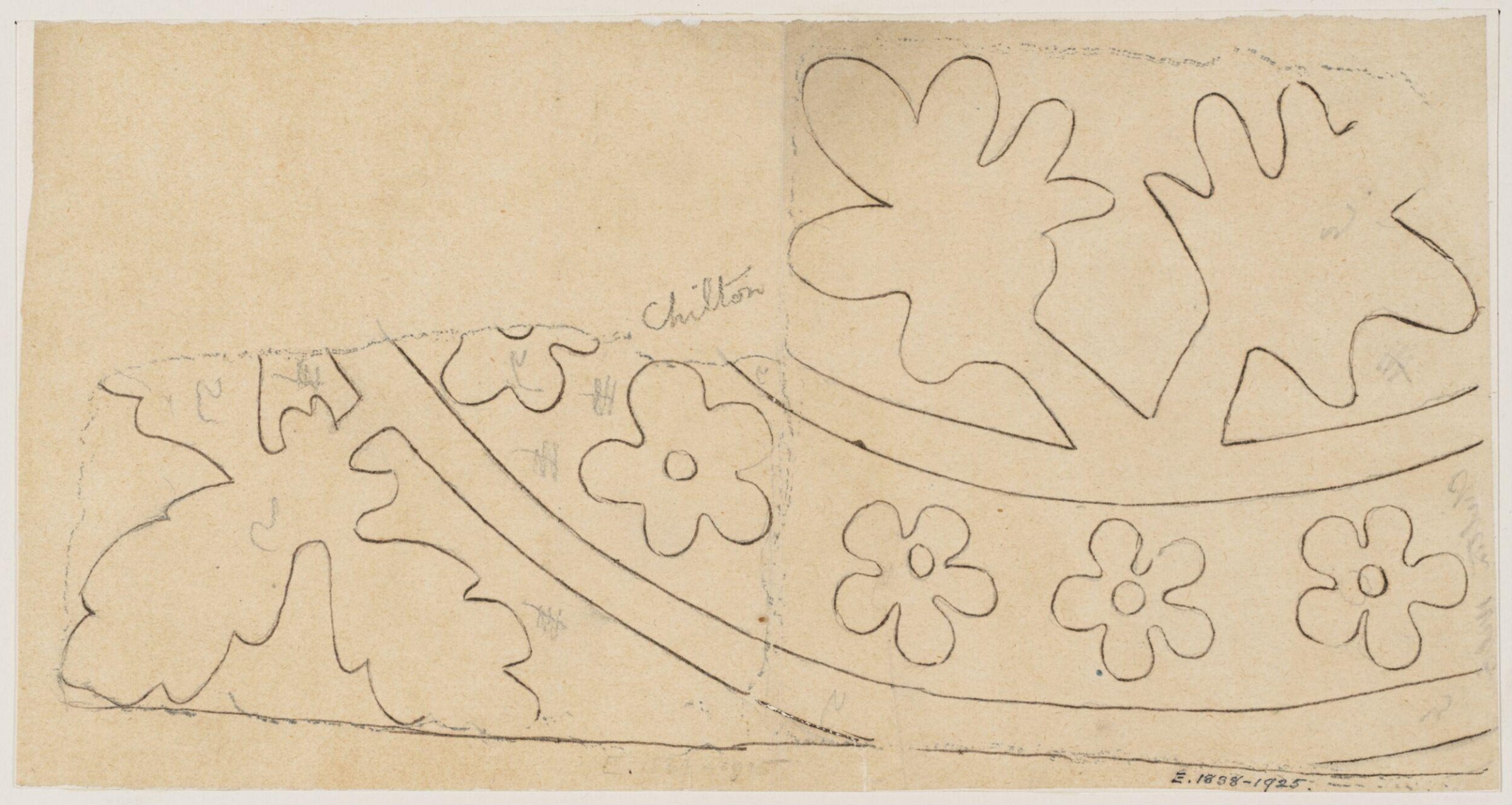 Drawing, Augustus Franks, ca. 1850-1897