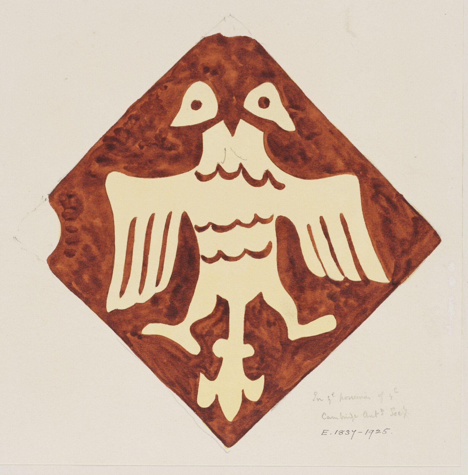 Drawing, Augustus Franks, ca. 1850-1897