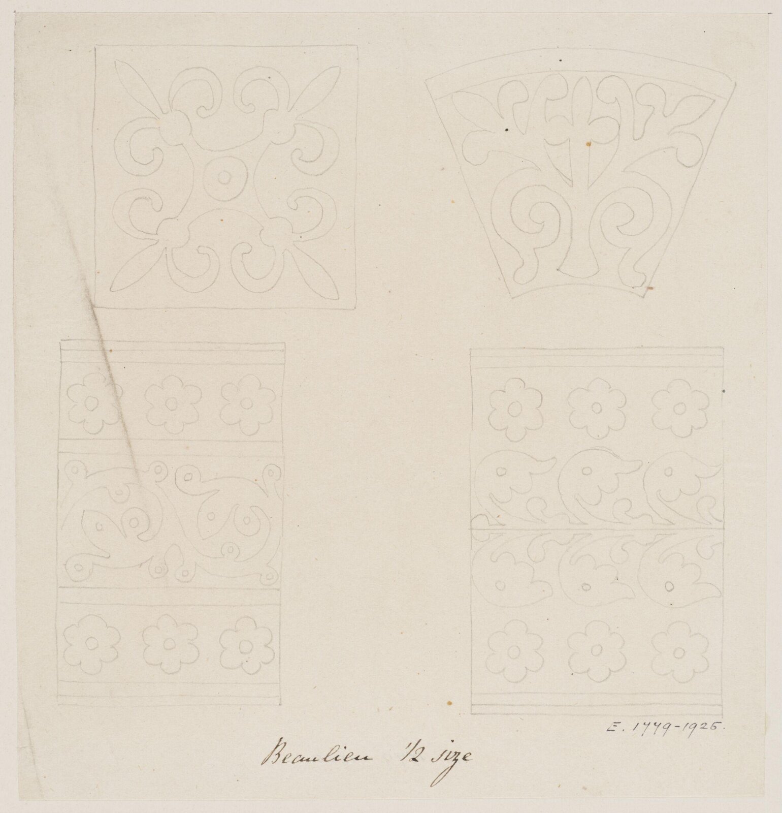 Drawing, Augustus Franks, ca. 1850-1897