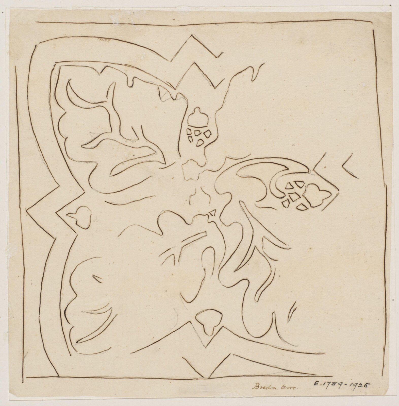 Drawing, Augustus Franks, ca. 1850-1897
