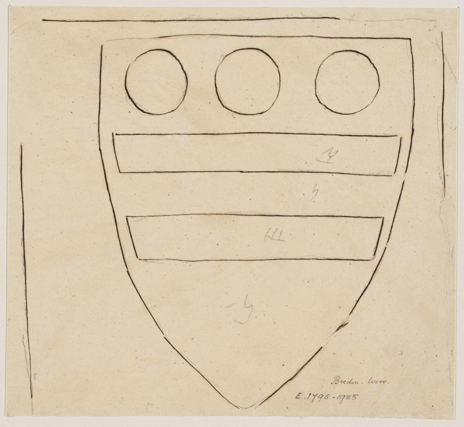 Drawing, Augustus Franks, ca. 1850-1897