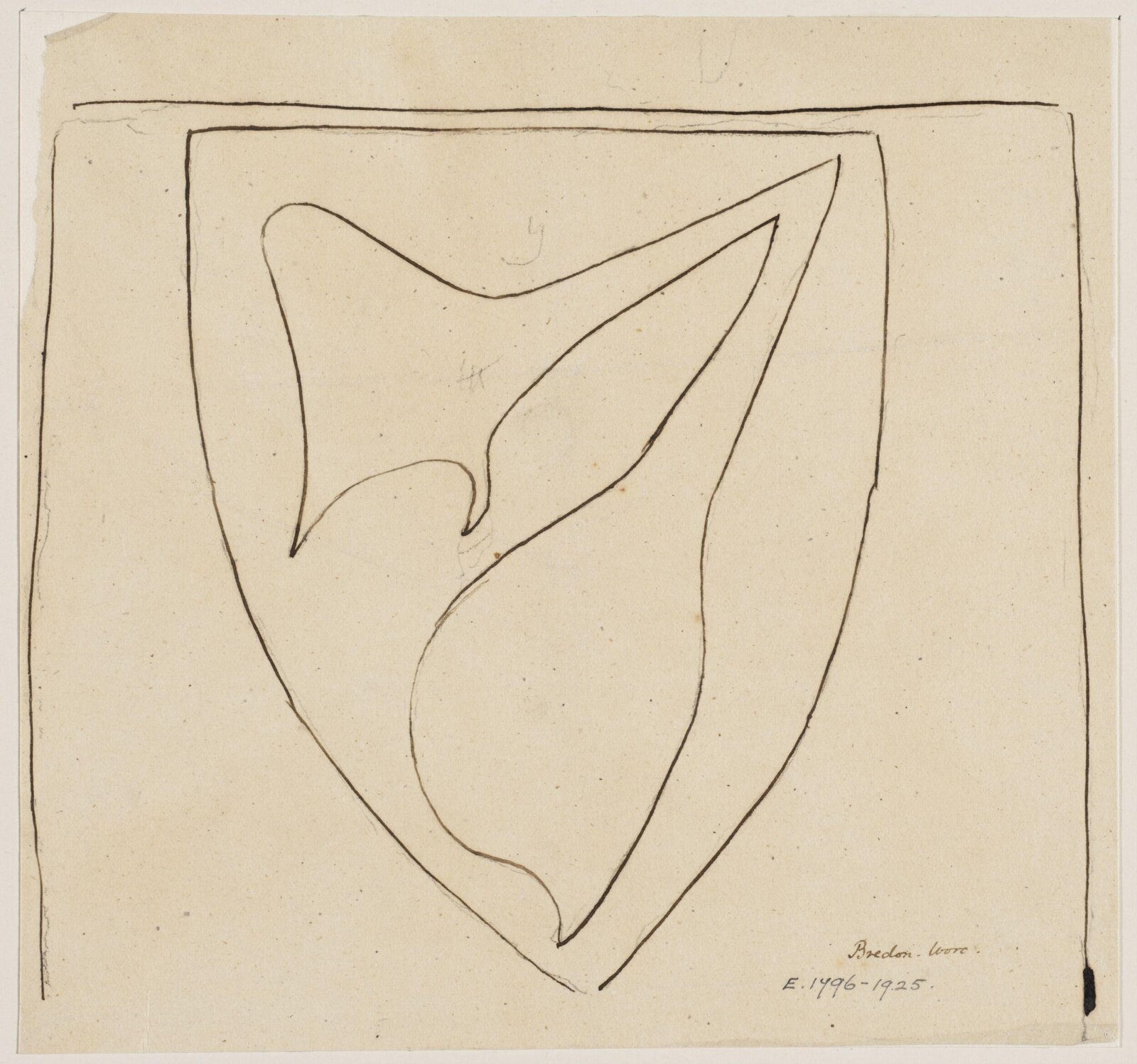 Drawing, Augustus Franks, ca. 1850-1897