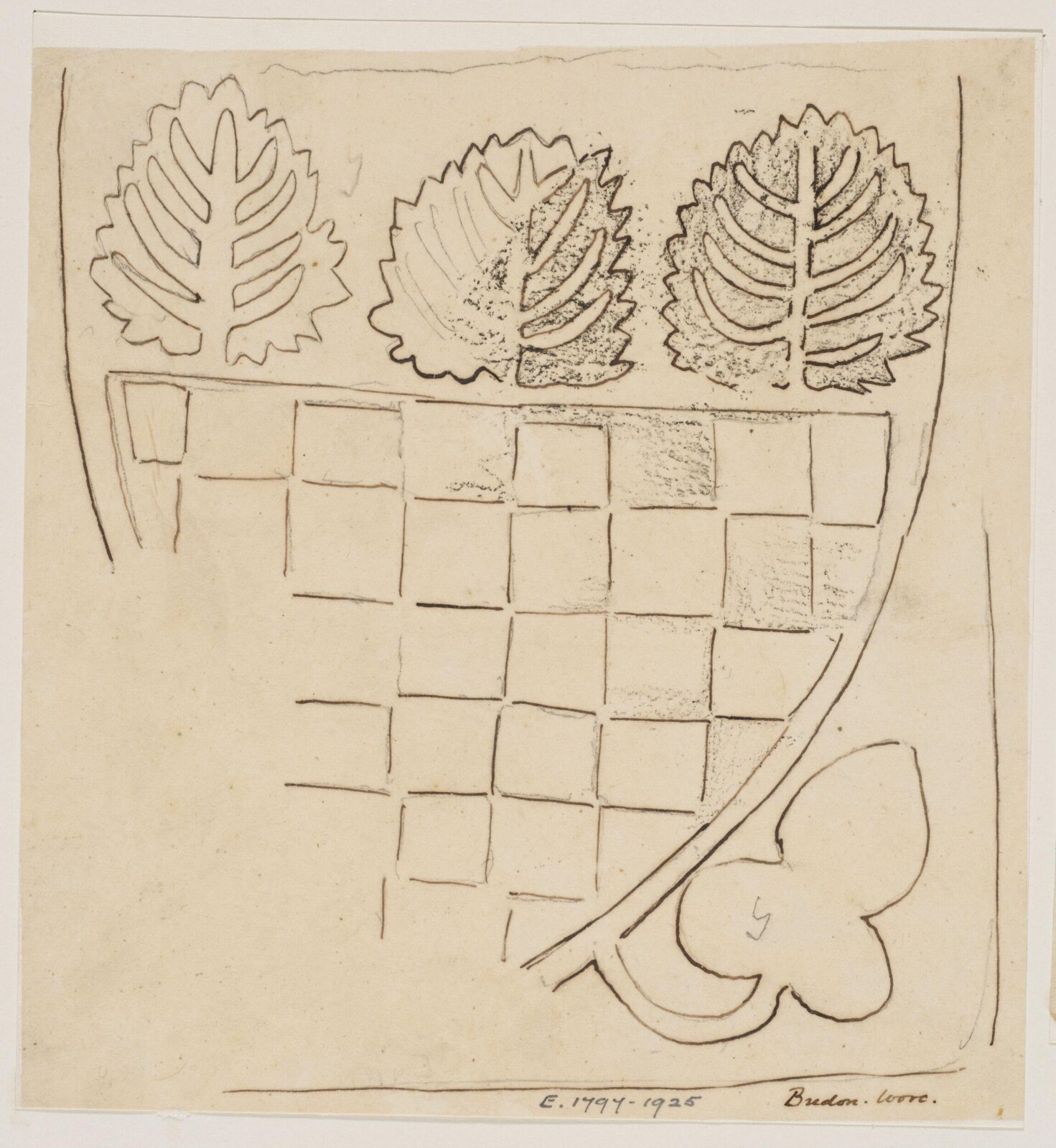 Drawing, Augustus Franks, ca. 1850-1897