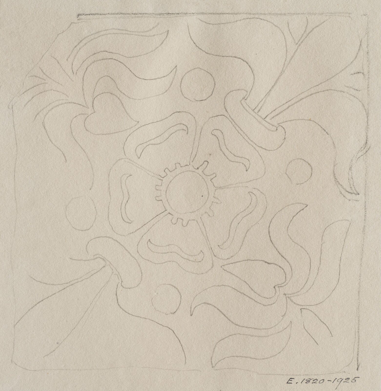 Drawing, Augustus Franks, ca. 1850-1897
