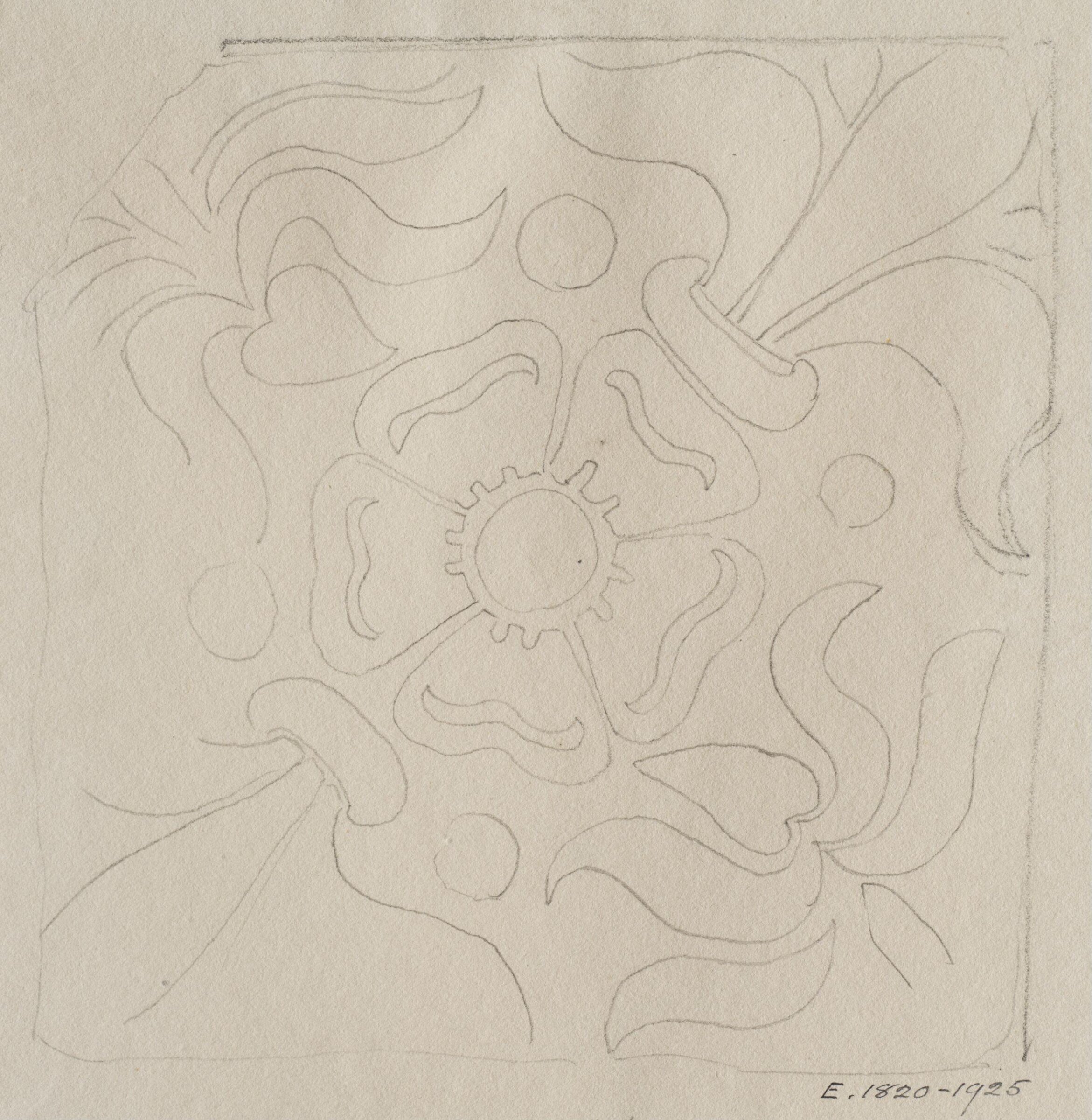 Drawing, Augustus Franks, ca. 1850-1897