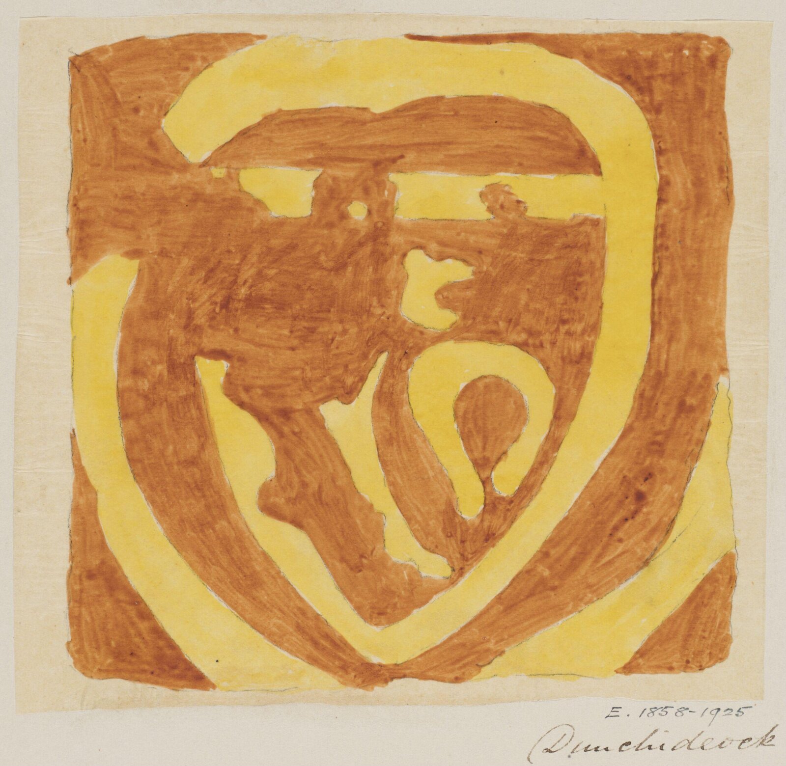 Drawing, Augustus Franks, ca. 1850-1897