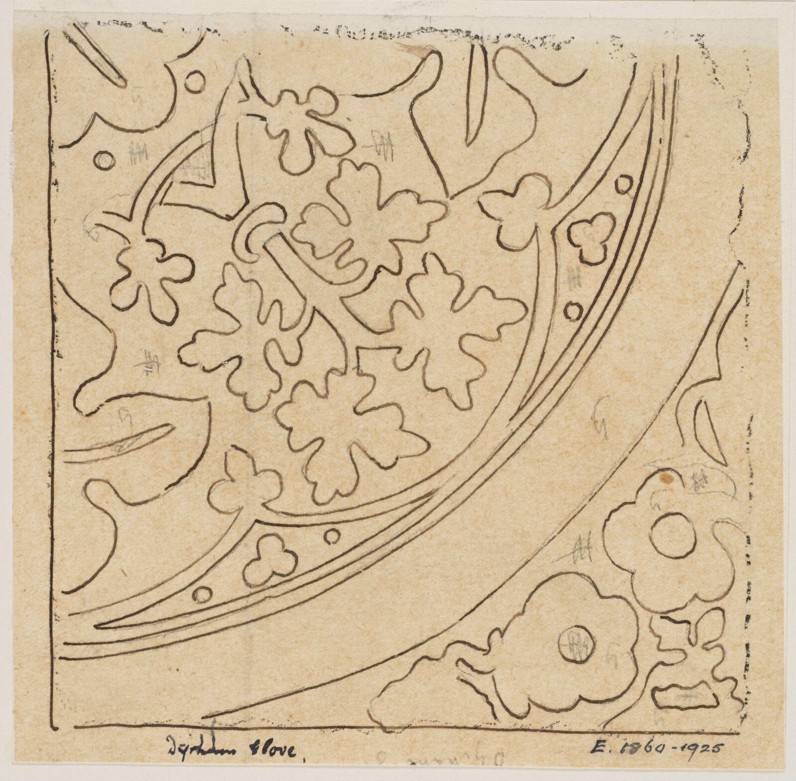 Drawing, Augustus Franks, ca. 1850-1897