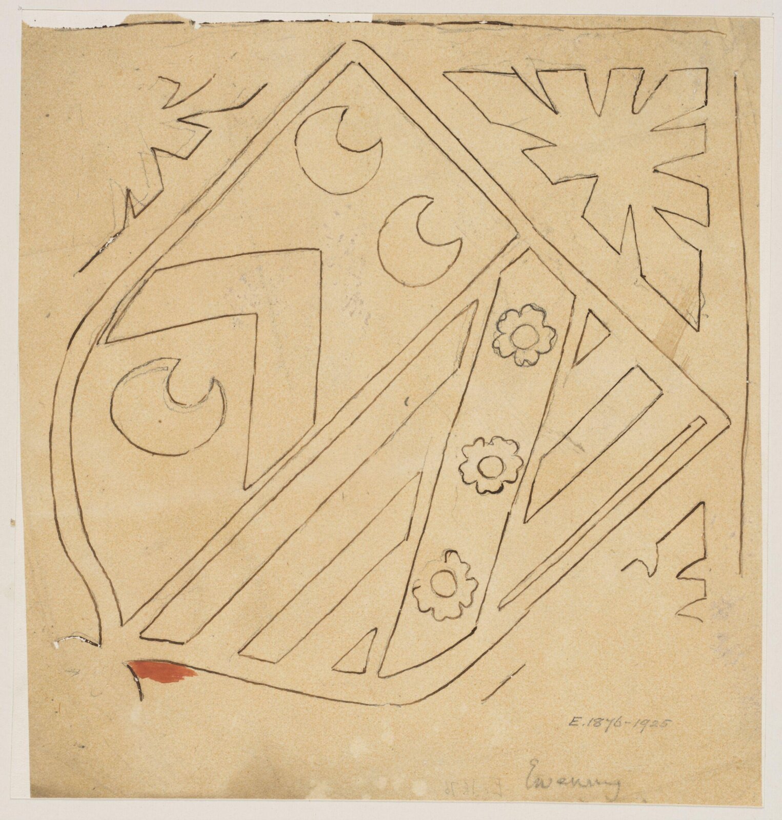 Drawing, Augustus Franks, ca. 1850-1897