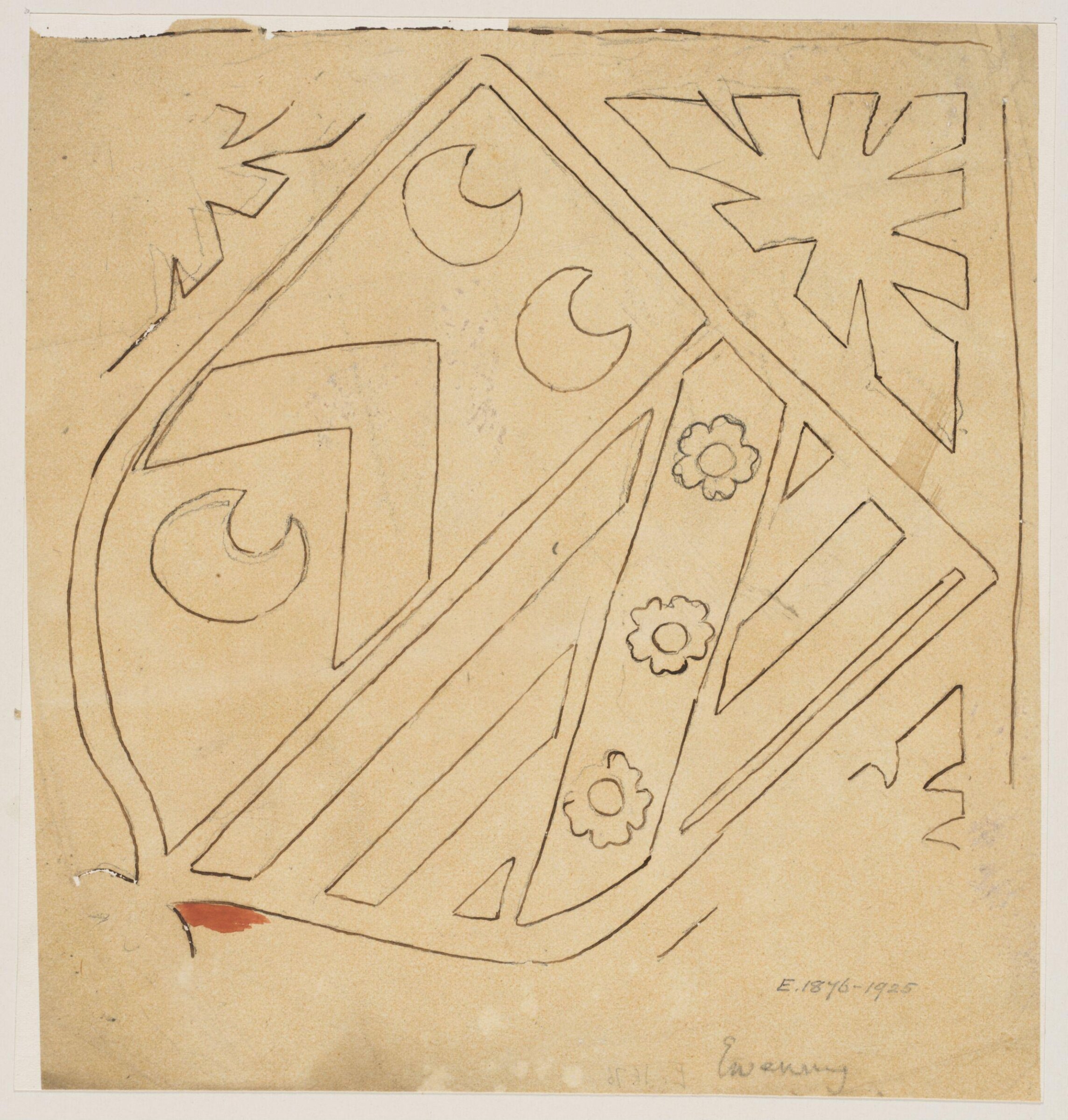 Drawing, Augustus Franks, ca. 1850-1897