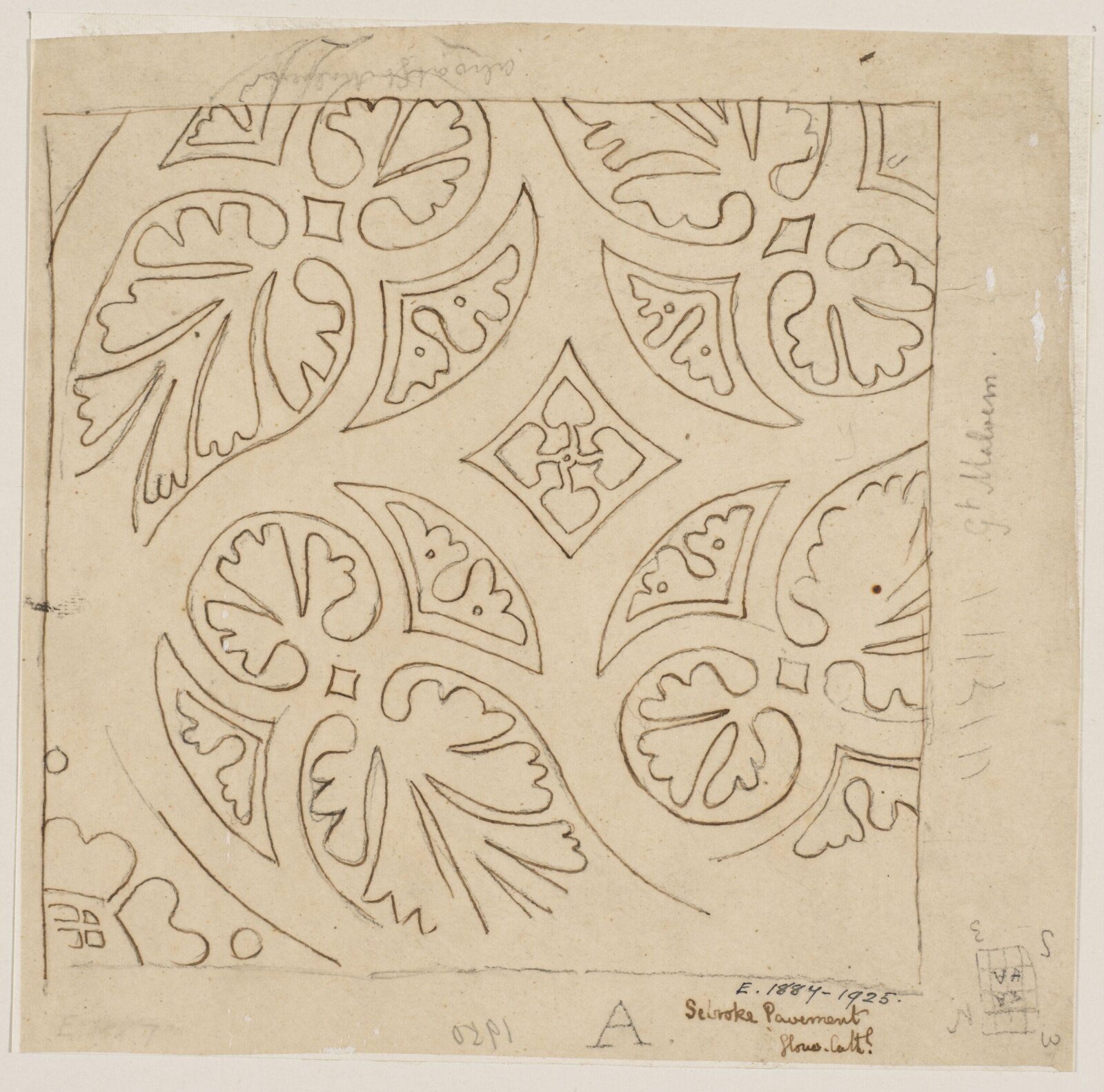 Drawing, Augustus Franks, ca. 1850-1897