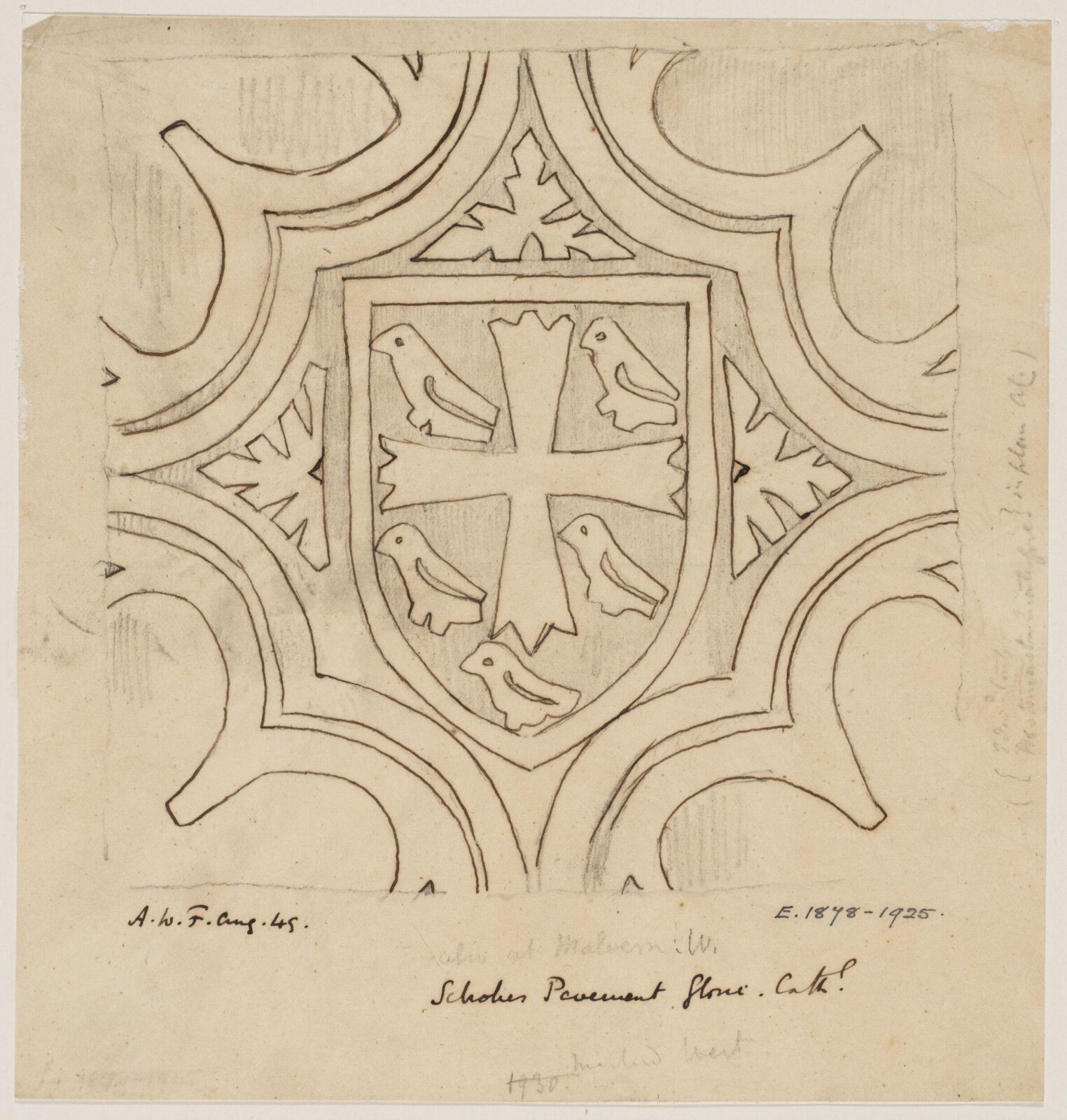 Drawing, Augustus Franks, ca. 1850-1897