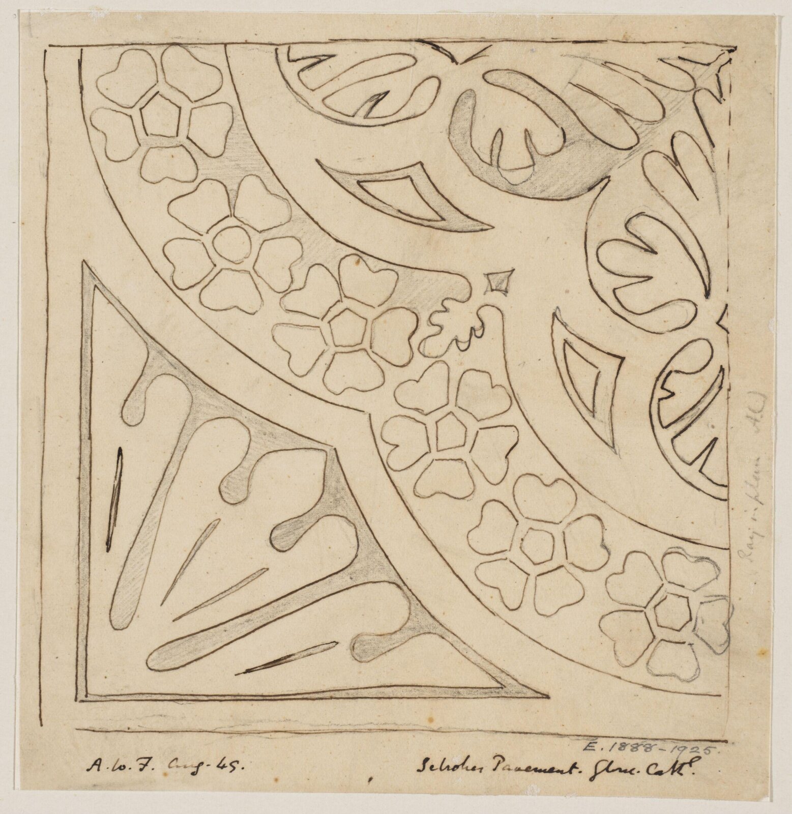 Drawing, Augustus Franks, ca. 1850-1897