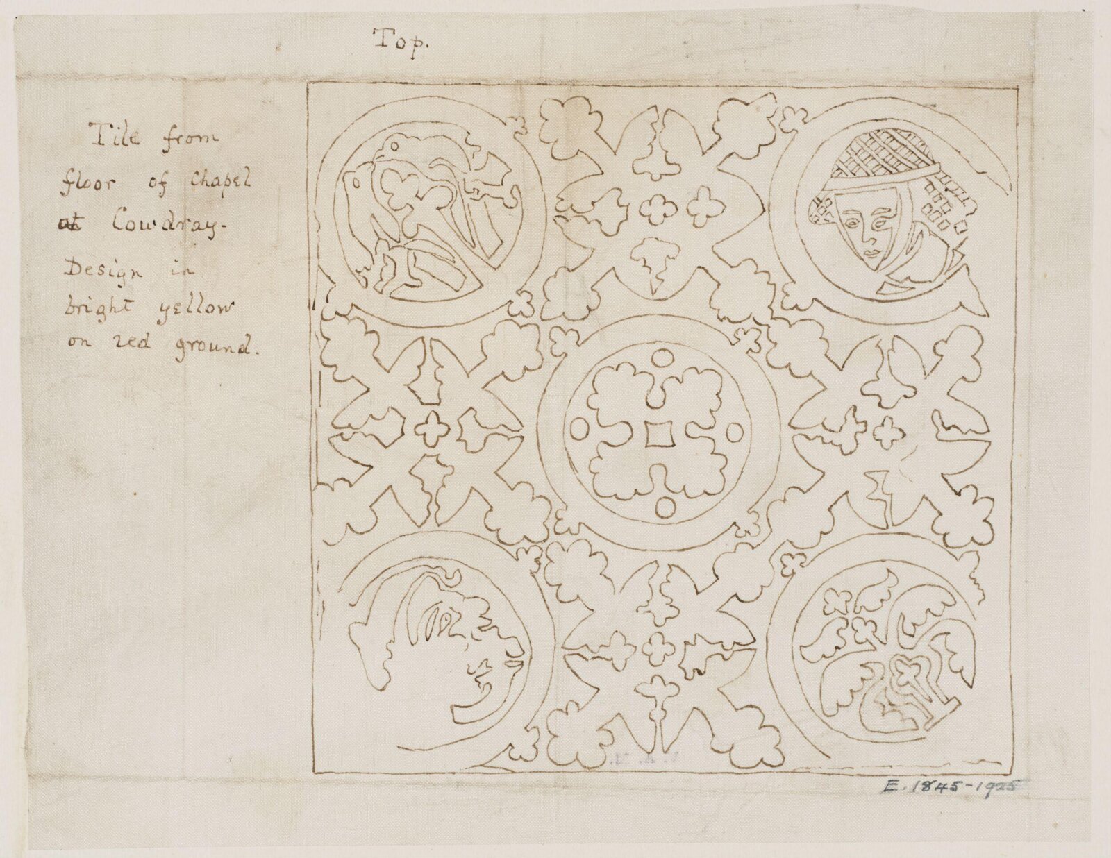 Drawing, Augustus Franks, ca. 1850-1897