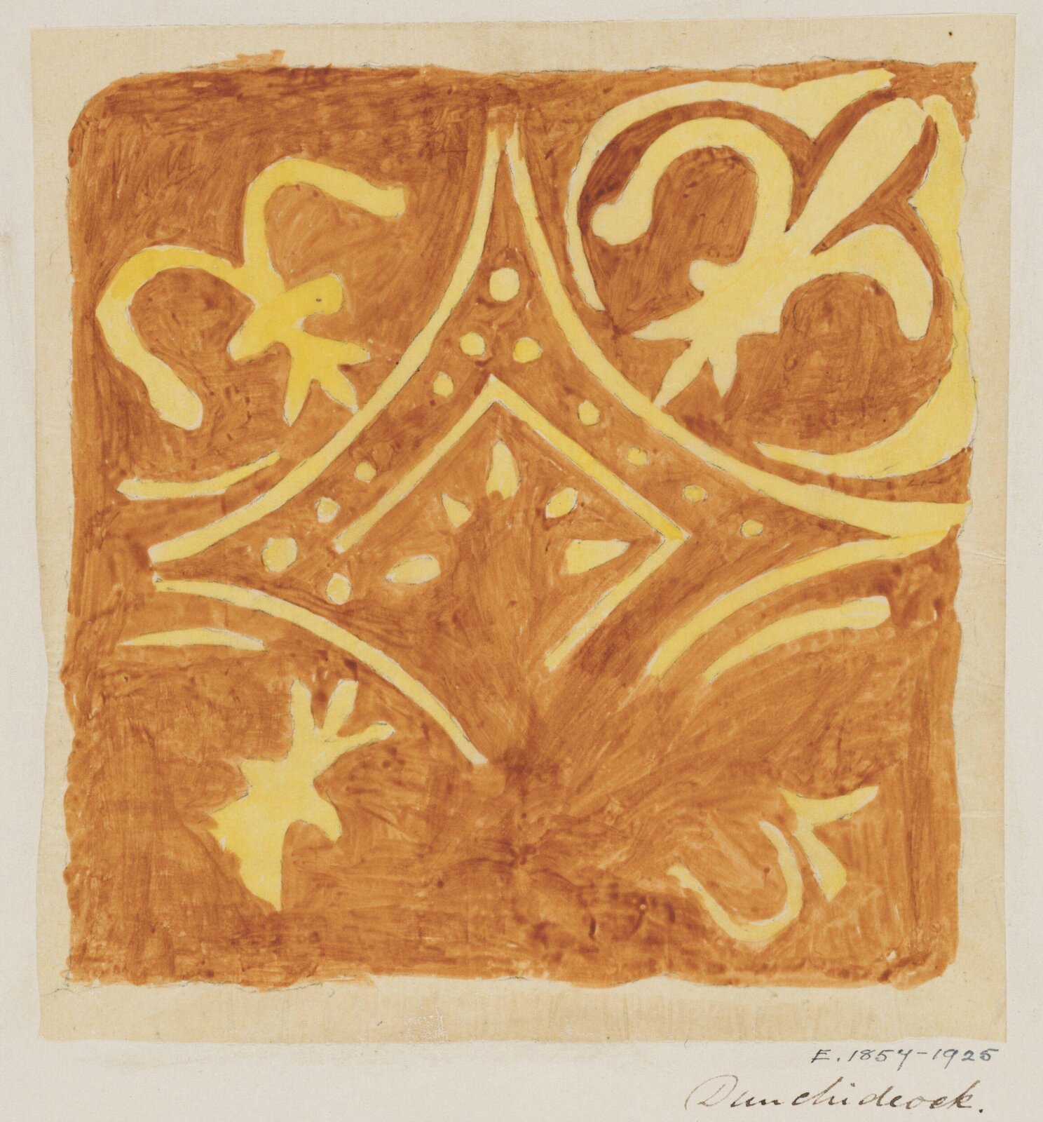 Drawing, Augustus Franks, ca. 1850-1897