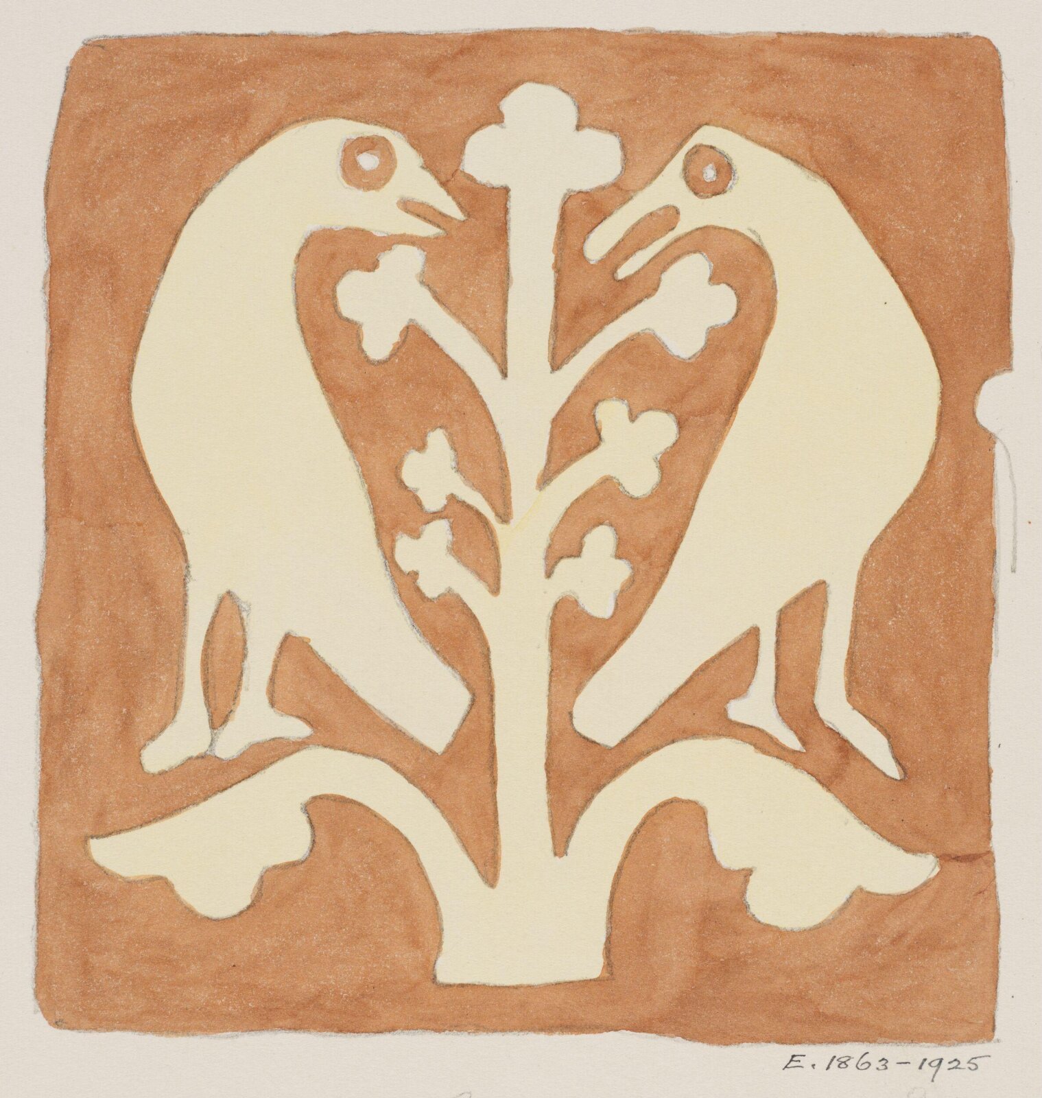 Drawing, Augustus Franks, ca. 1850-1897