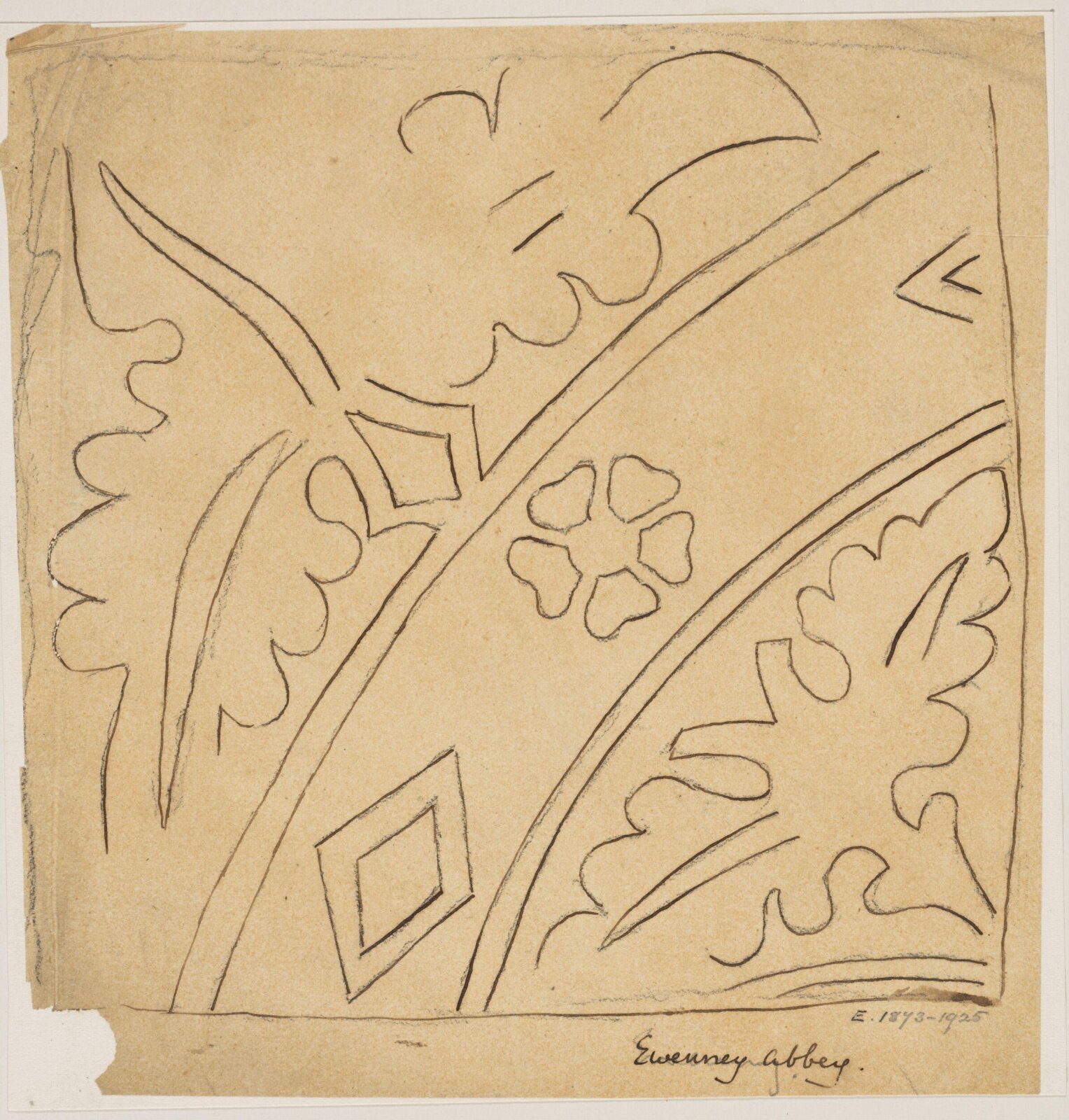 Drawing, Augustus Franks, ca. 1850-1897