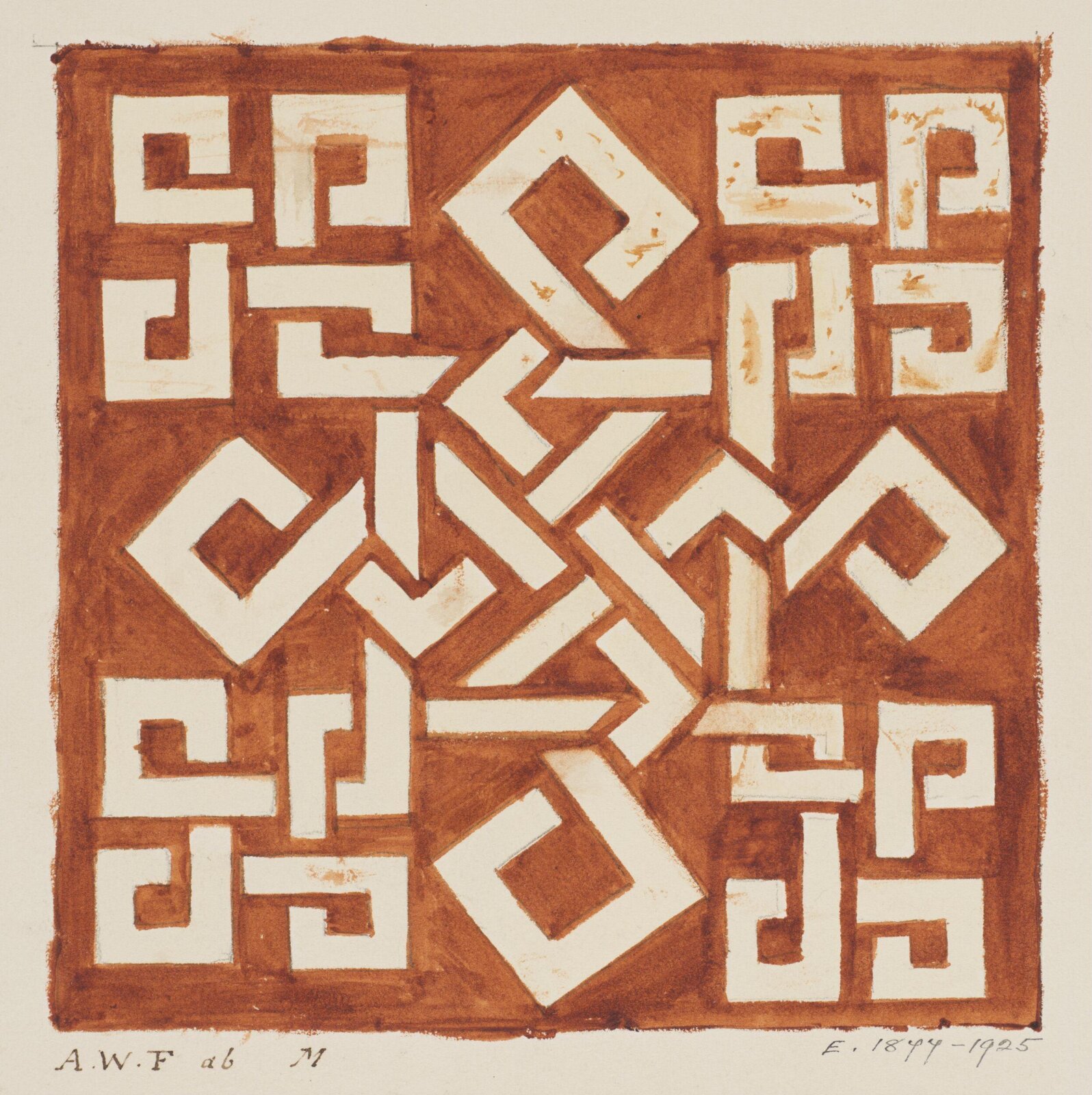 Drawing, Augustus Franks, ca. 1850-1897