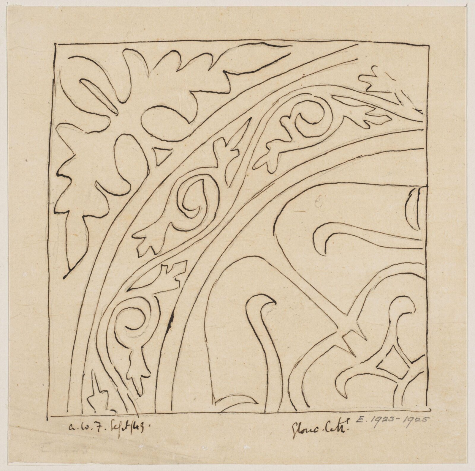 Drawing, Augustus Franks, ca. 1850-1897