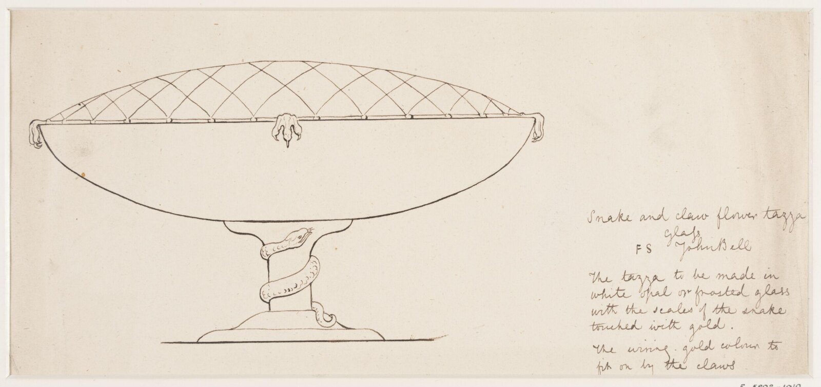 Drawing, John Bell, 19th century