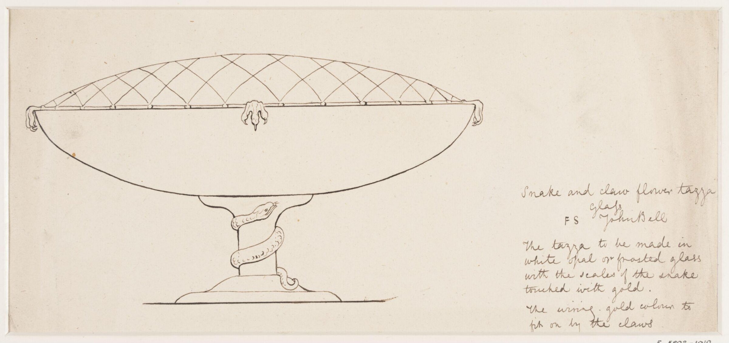 Drawing, John Bell, 19th century