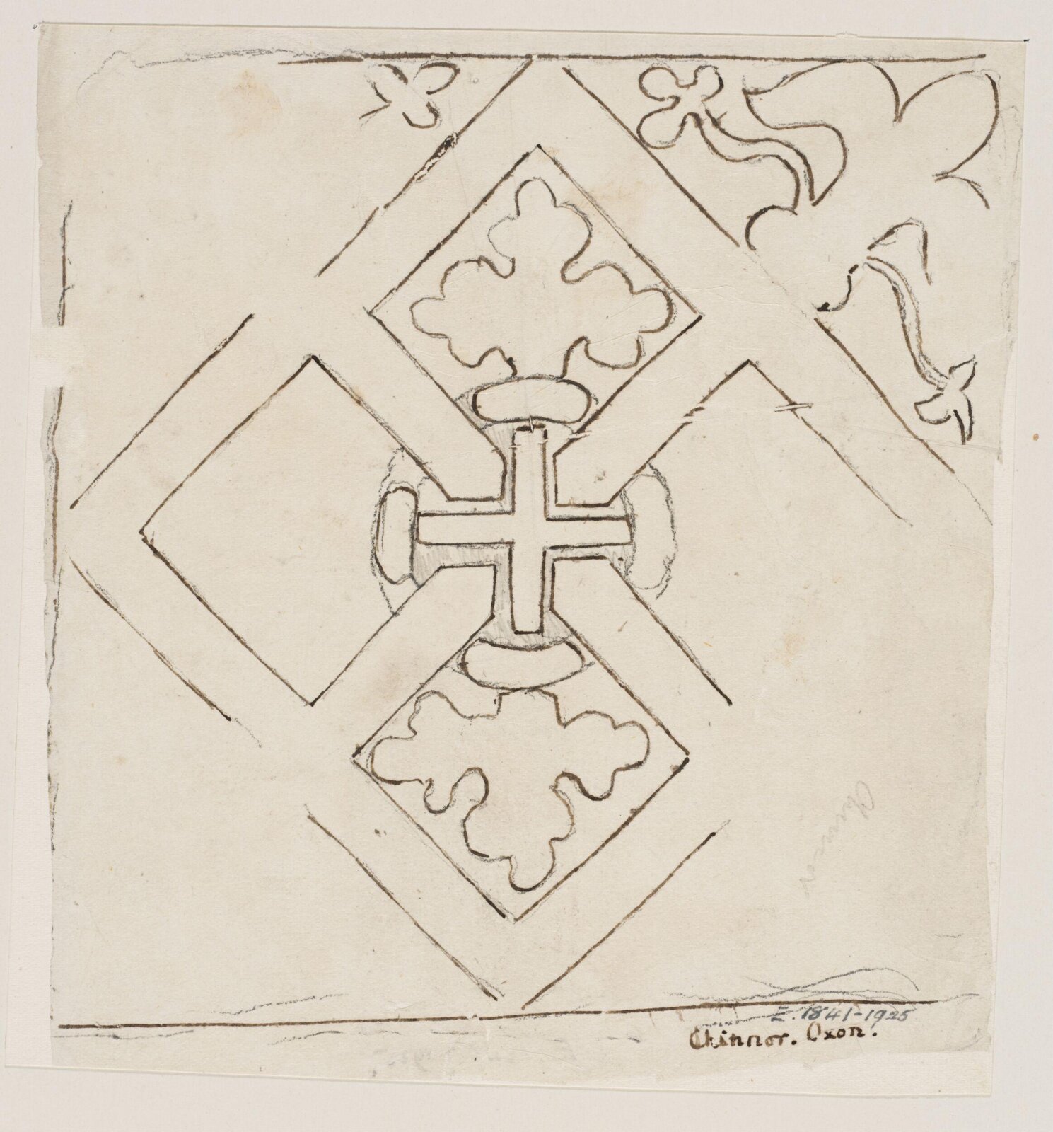 Drawing, Augustus Franks, ca. 1850-1897
