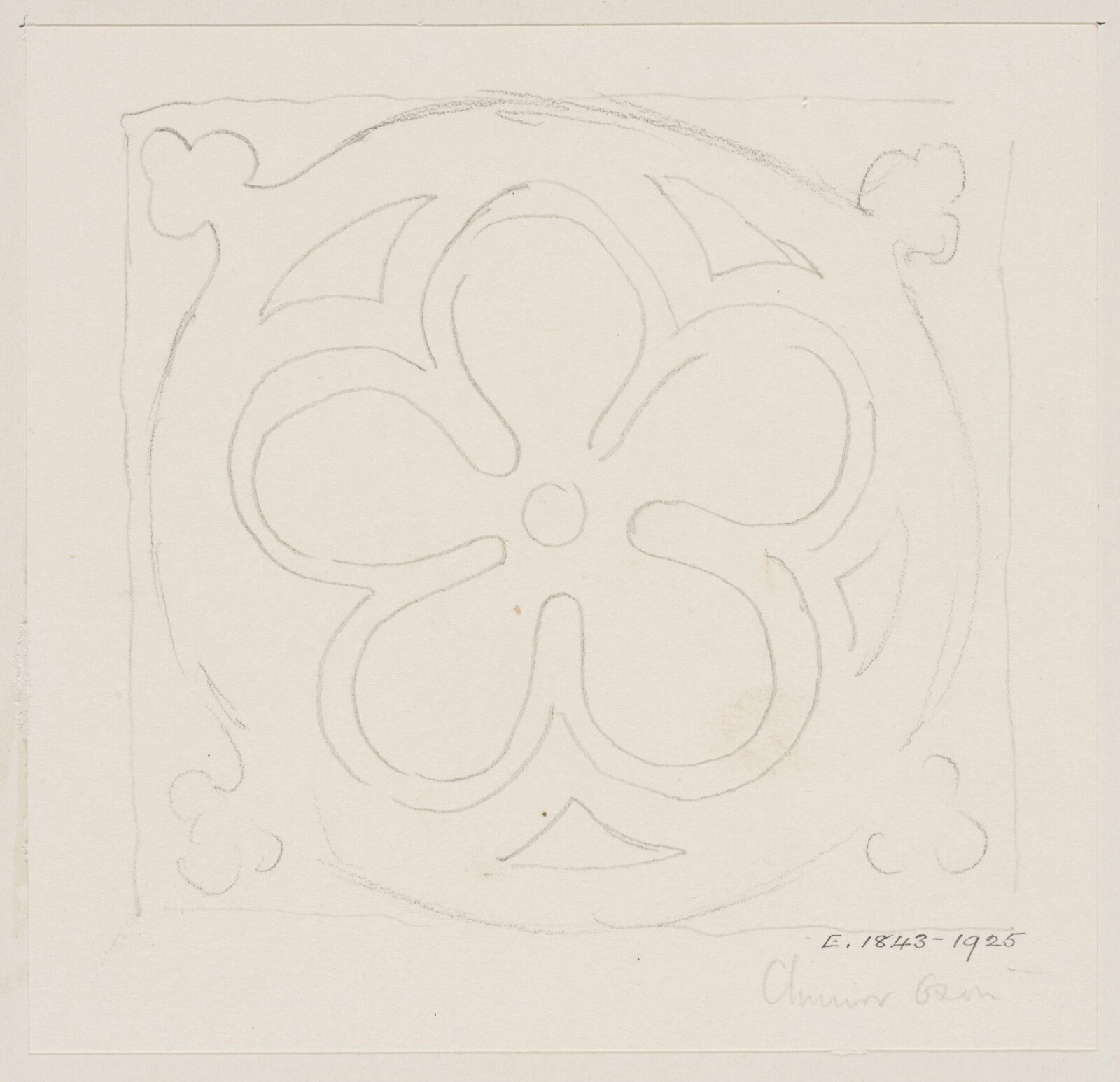 Drawing, Augustus Franks, ca. 1850-1897