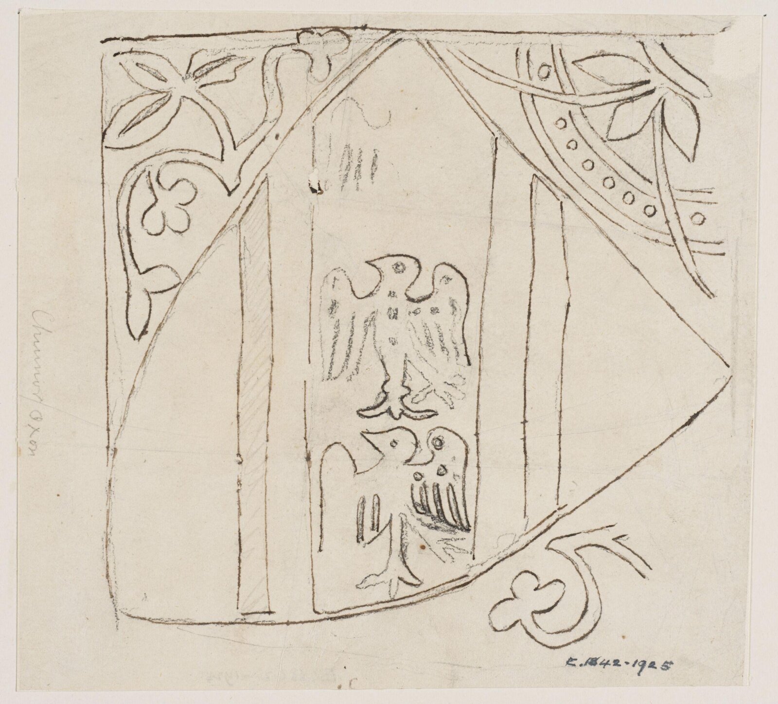 Drawing, Augustus Franks, ca. 1850-1897