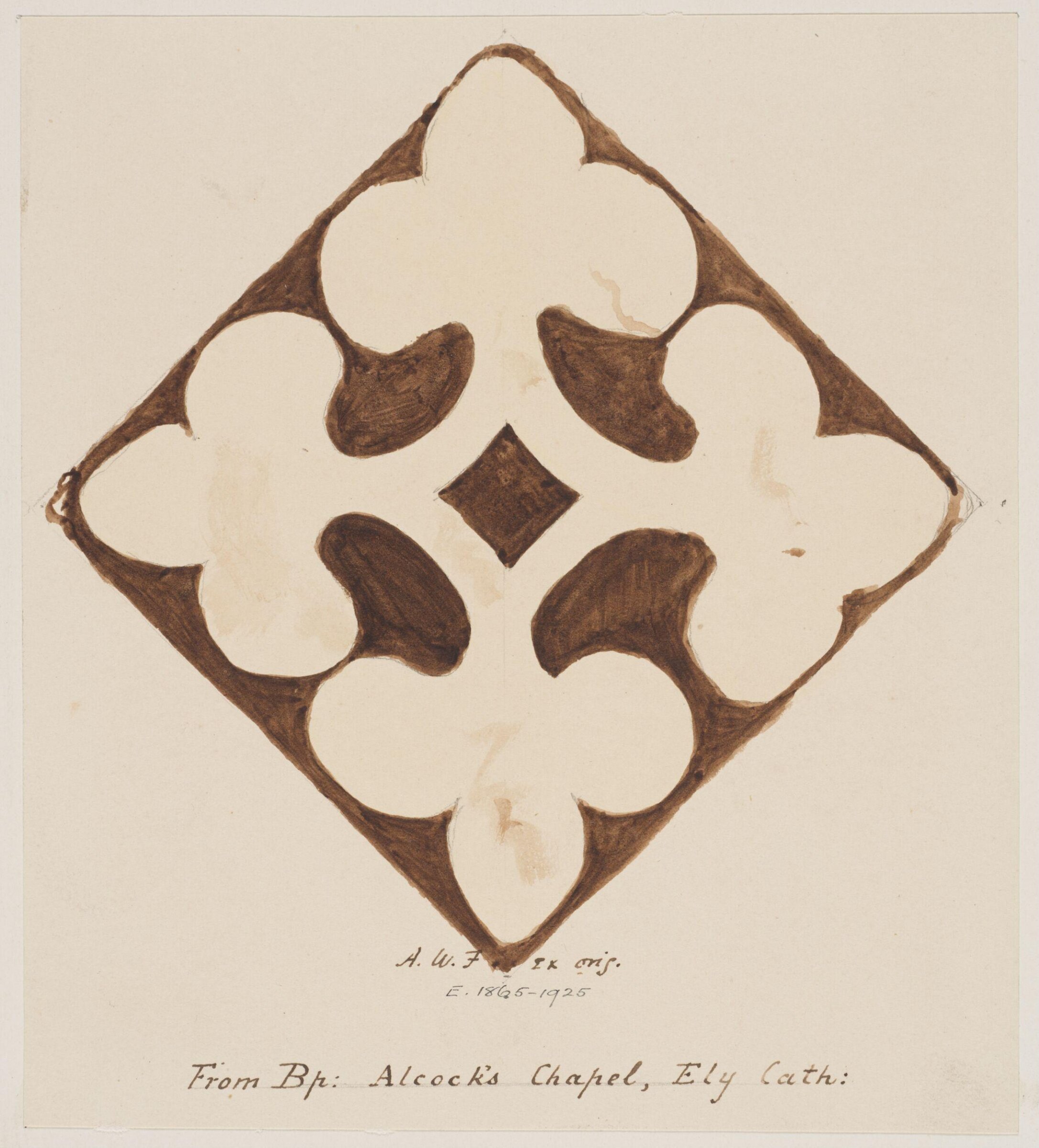 Drawing, Augustus Franks, ca. 1850-1897