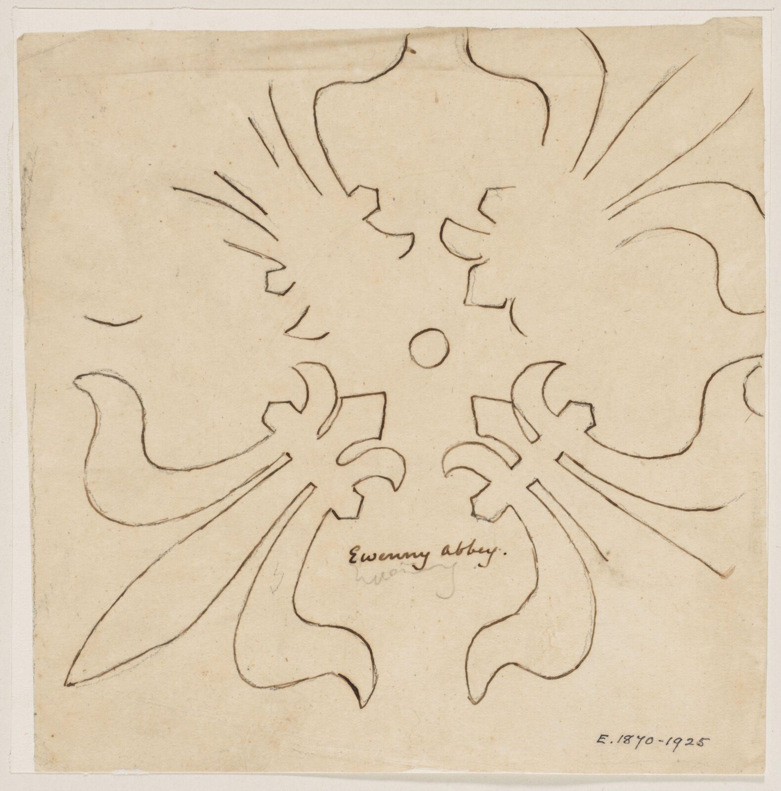 Drawing, Augustus Franks, ca. 1850-1897