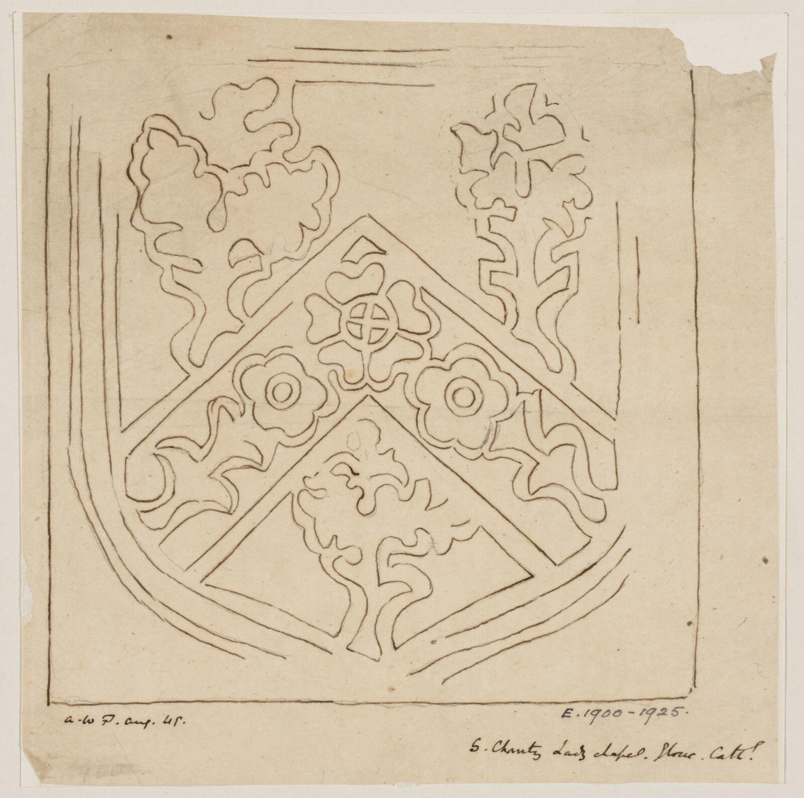 Drawing, Augustus Franks, ca. 1850-1897