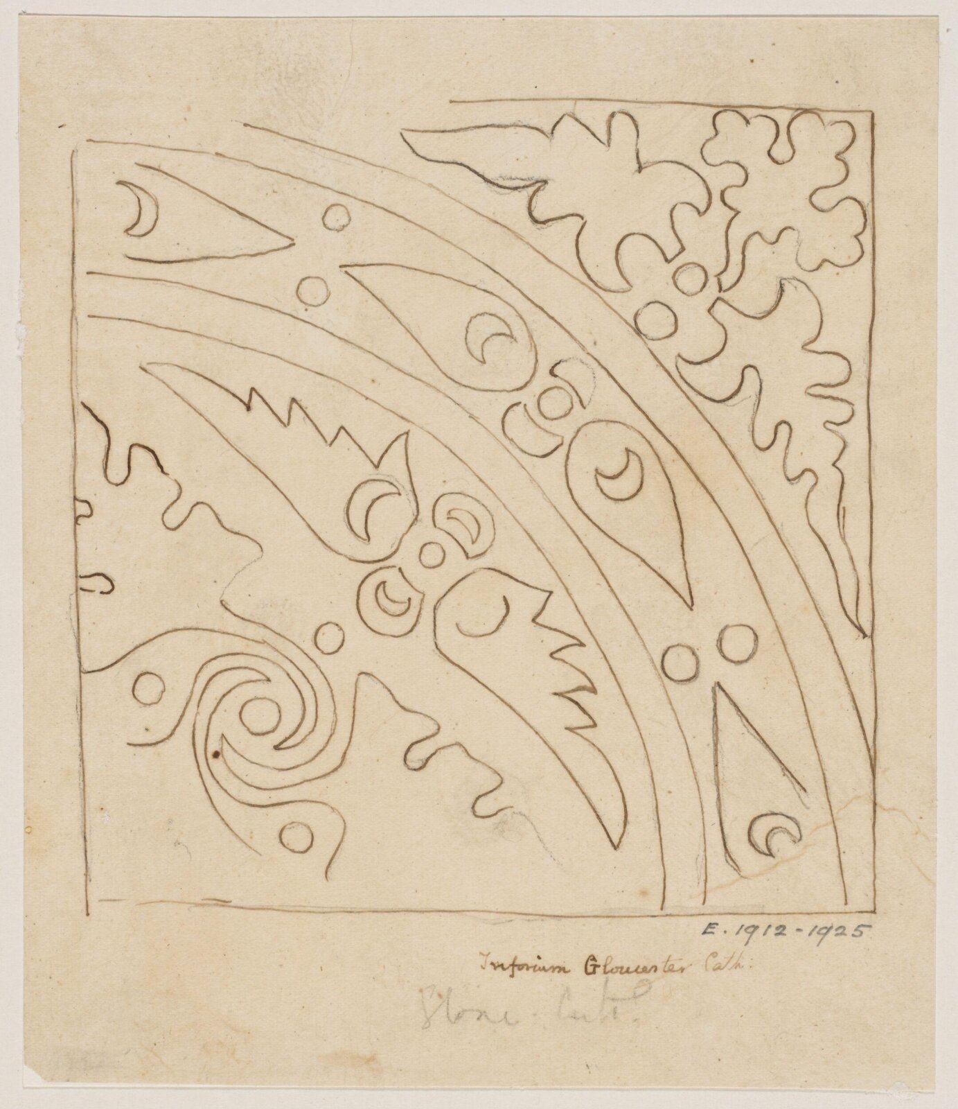 Drawing, Augustus Franks, ca. 1850-1897