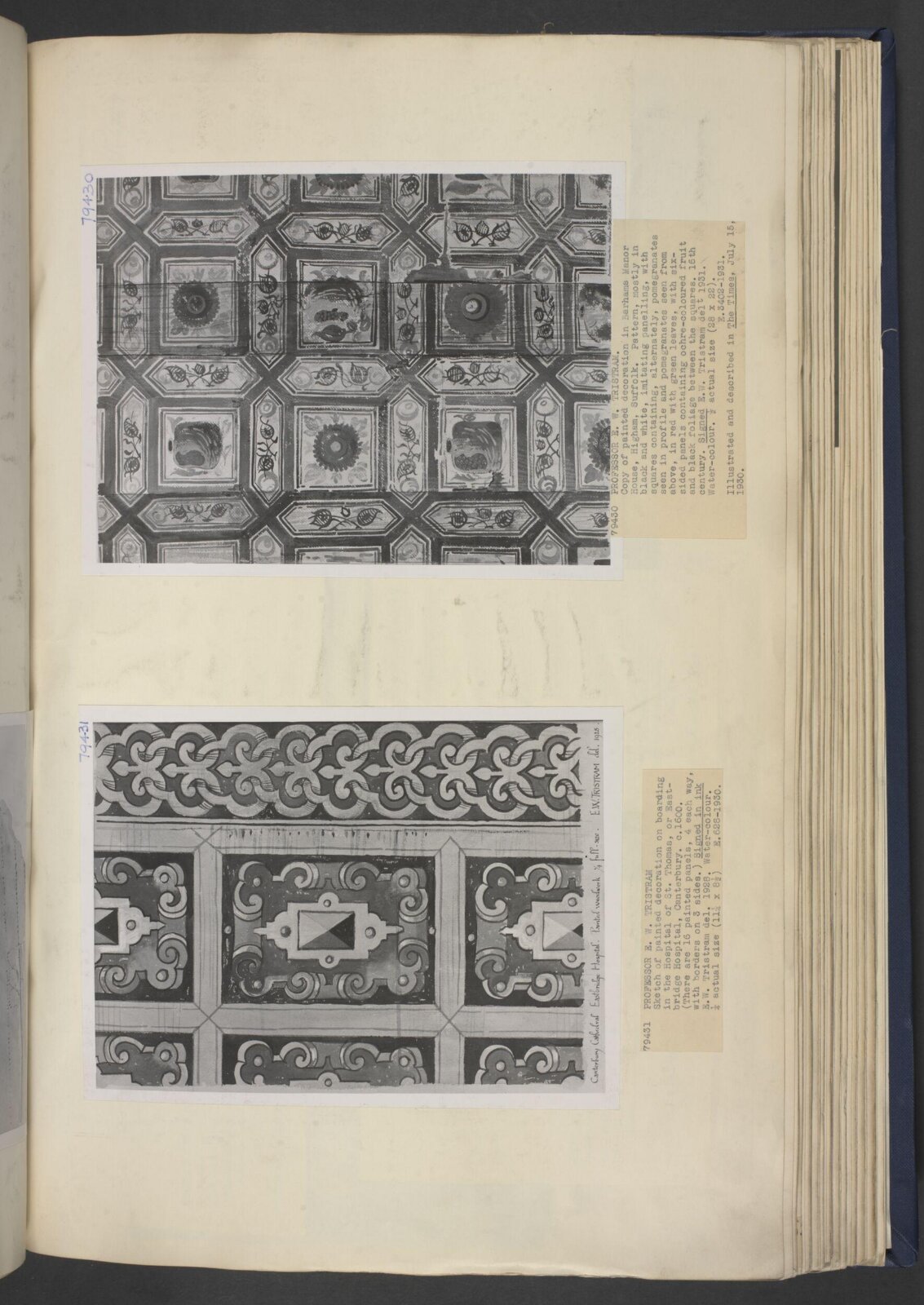 Drawing, Ernest William Tristram, 1931