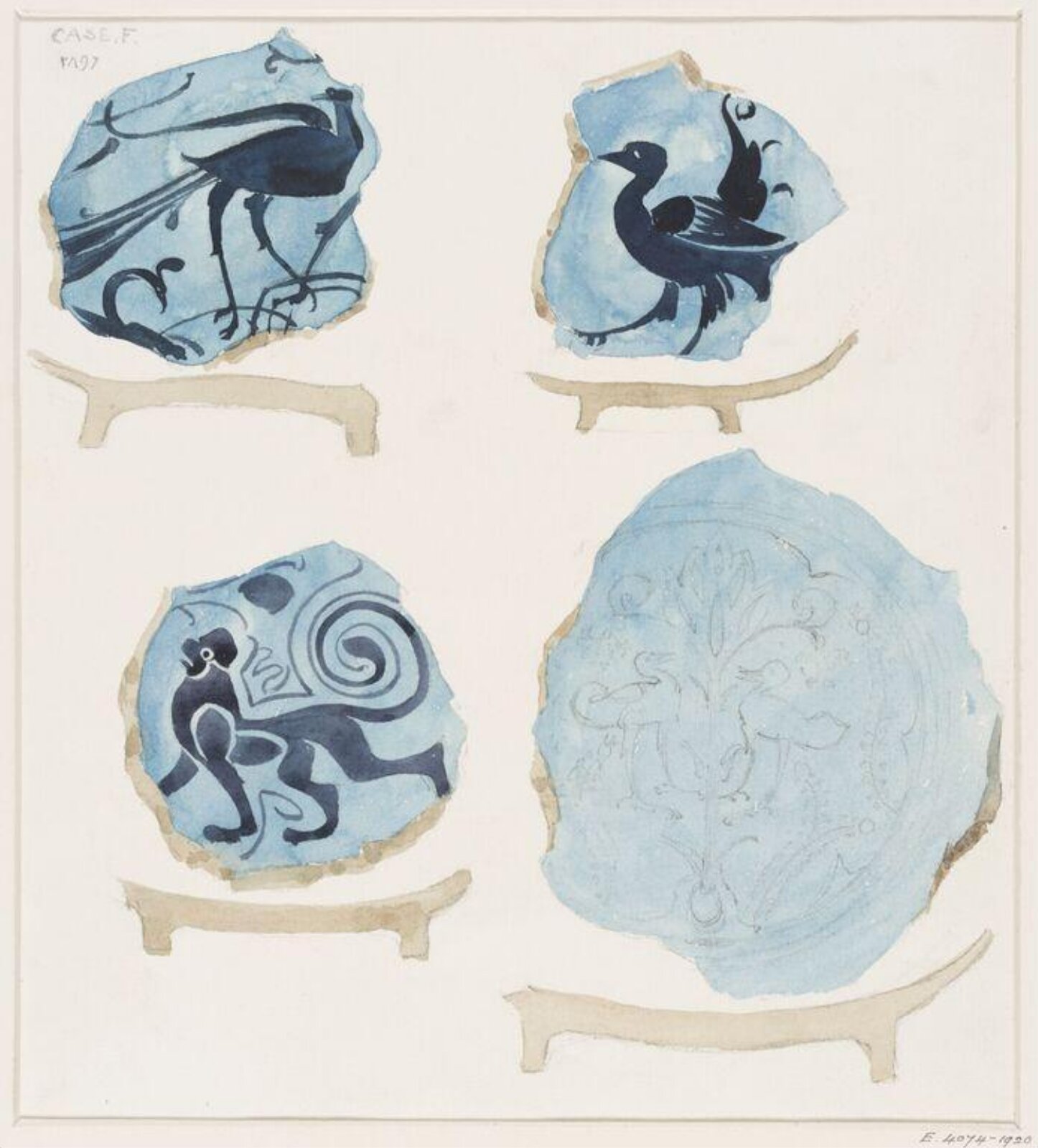 Watercolour, William A. Stewart, начало XX века